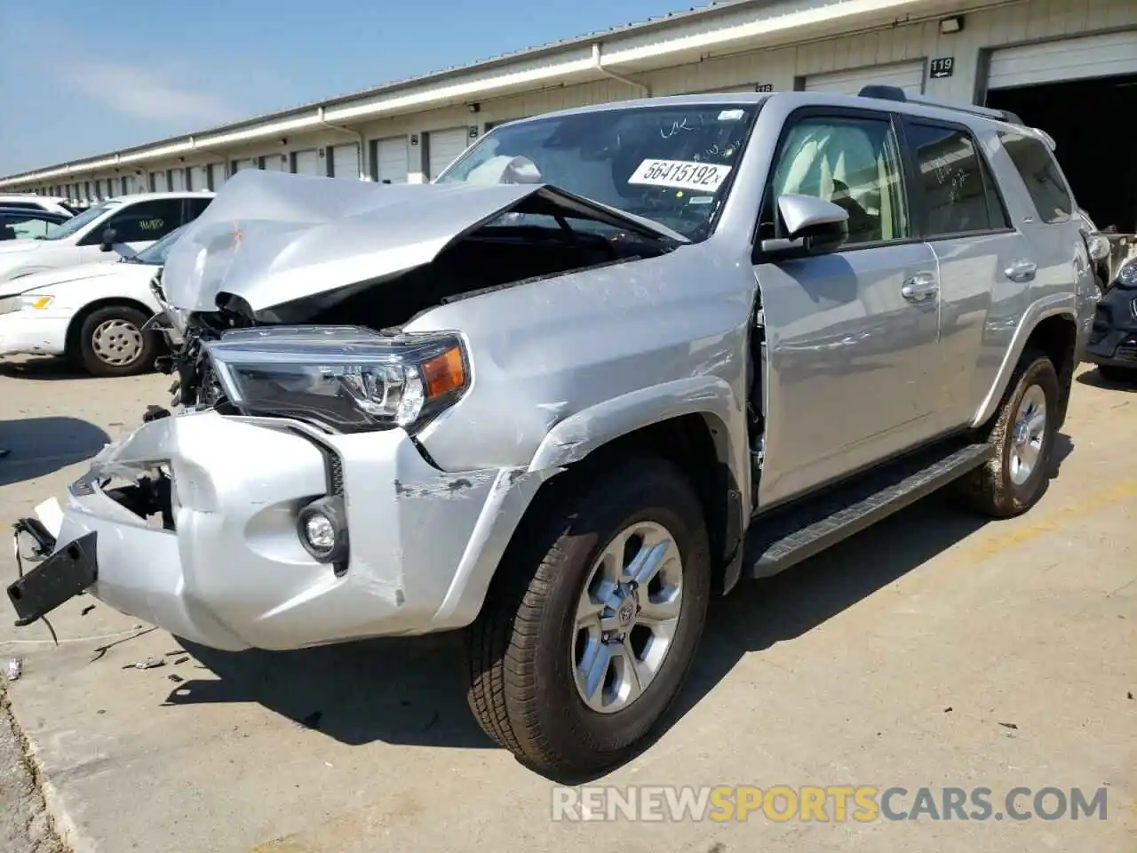 2 Photograph of a damaged car JTEMU5JR5N6052966 TOYOTA 4RUNNER 2022