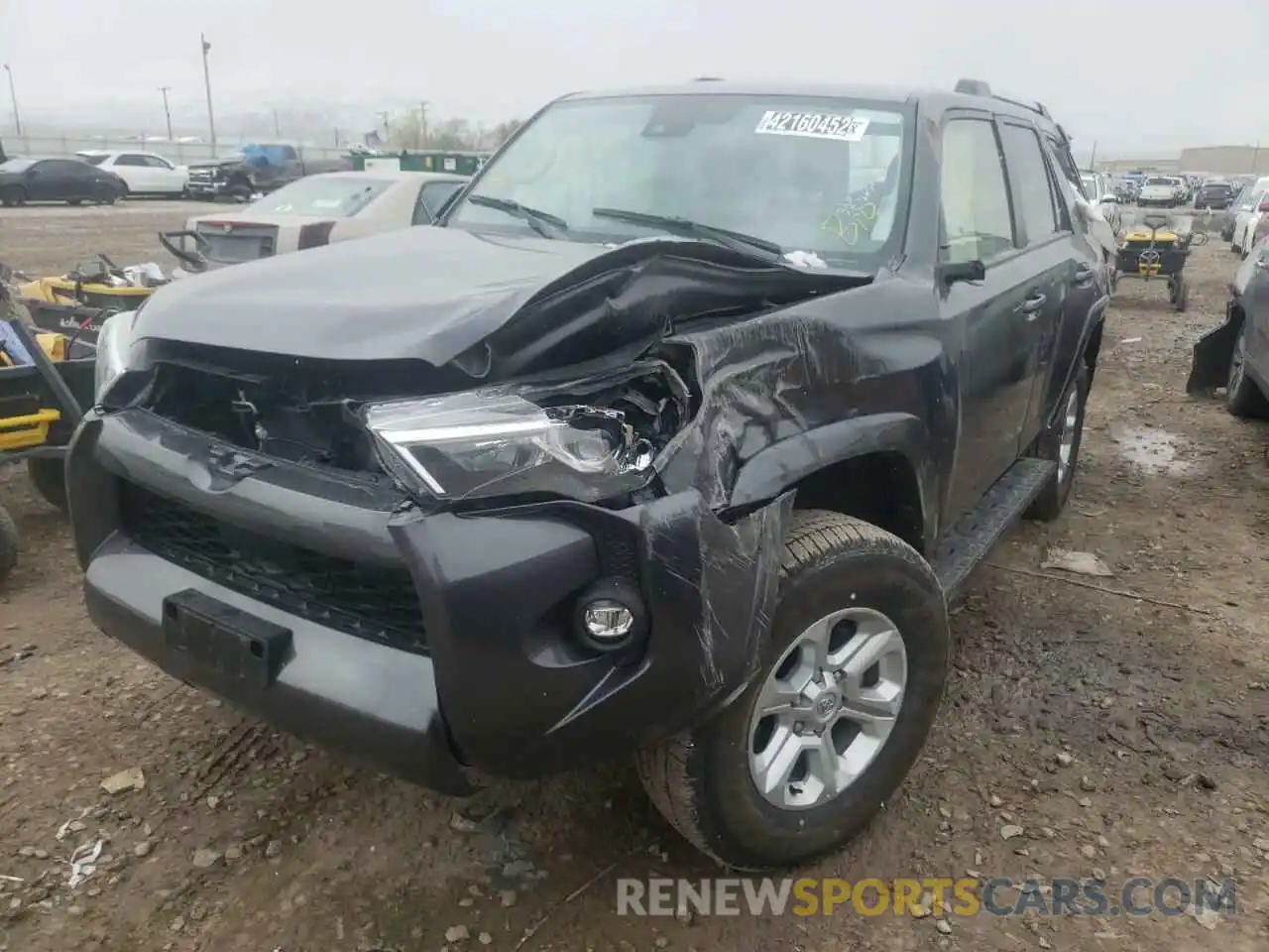 2 Photograph of a damaged car JTEMU5JR6N6001640 TOYOTA 4RUNNER 2022