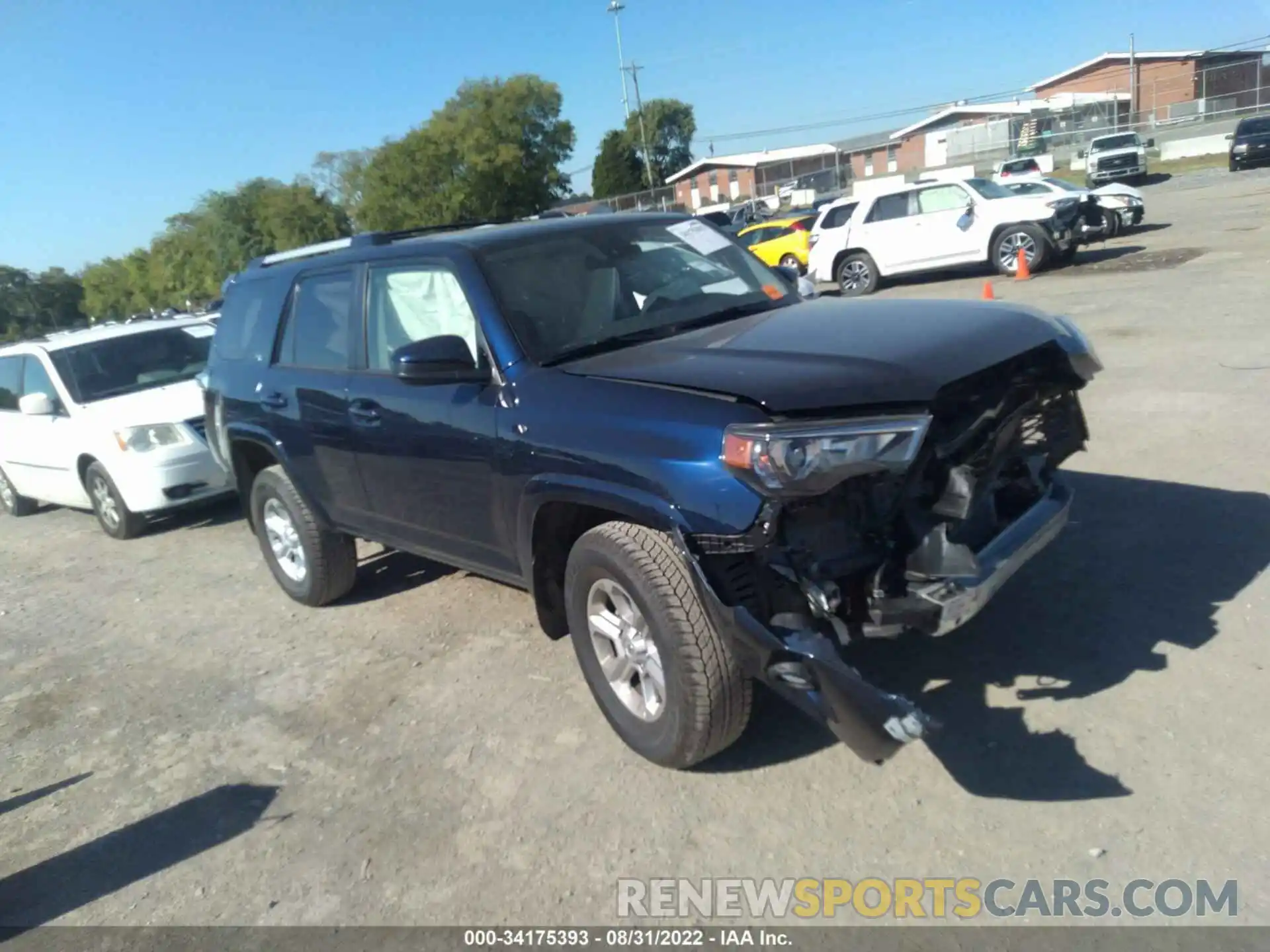 1 Photograph of a damaged car JTEMU5JR8N6011022 TOYOTA 4RUNNER 2022