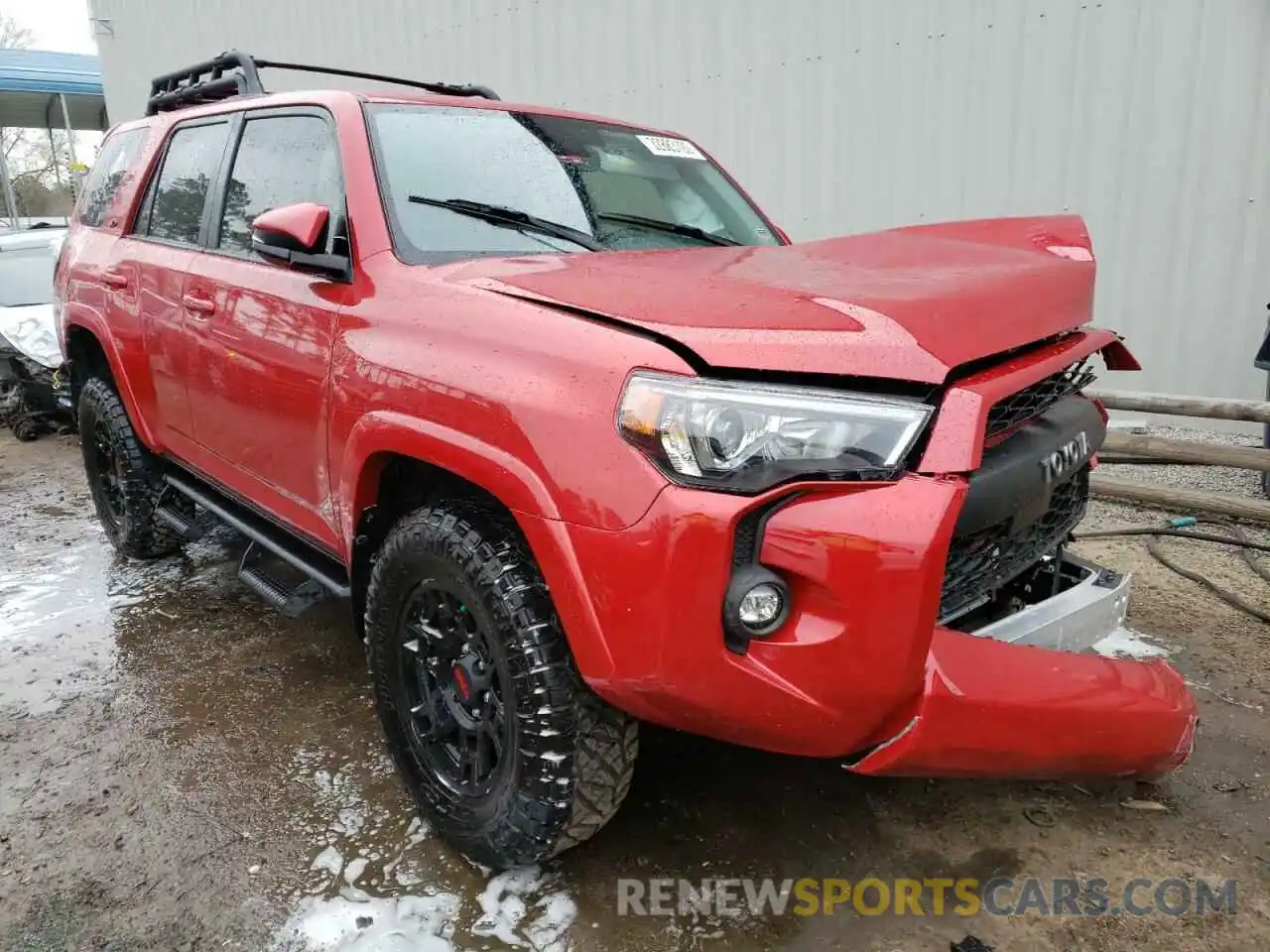 1 Photograph of a damaged car JTENU5JR0N5984969 TOYOTA 4RUNNER 2022