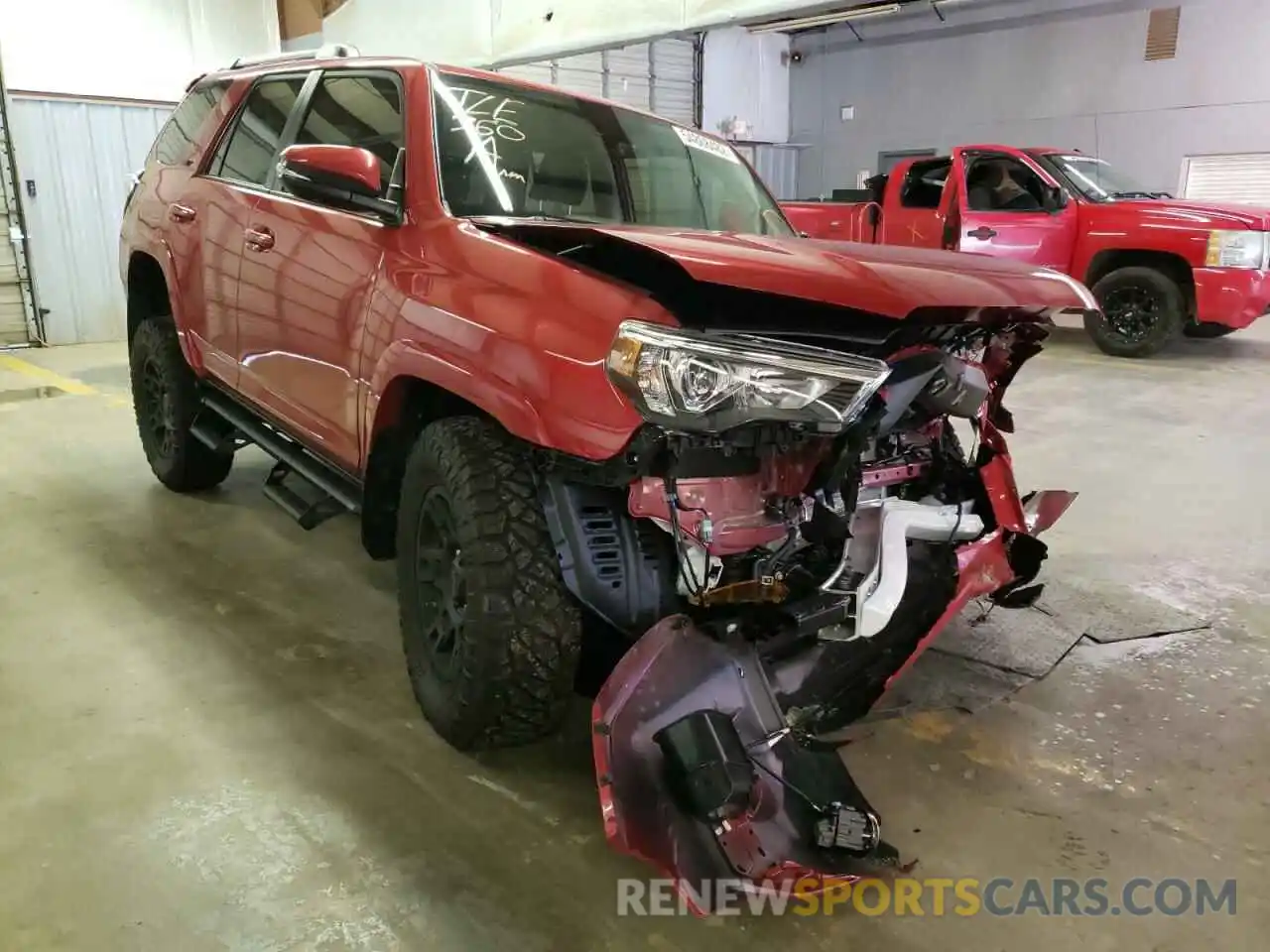 1 Photograph of a damaged car JTENU5JR0N6034170 TOYOTA 4RUNNER 2022