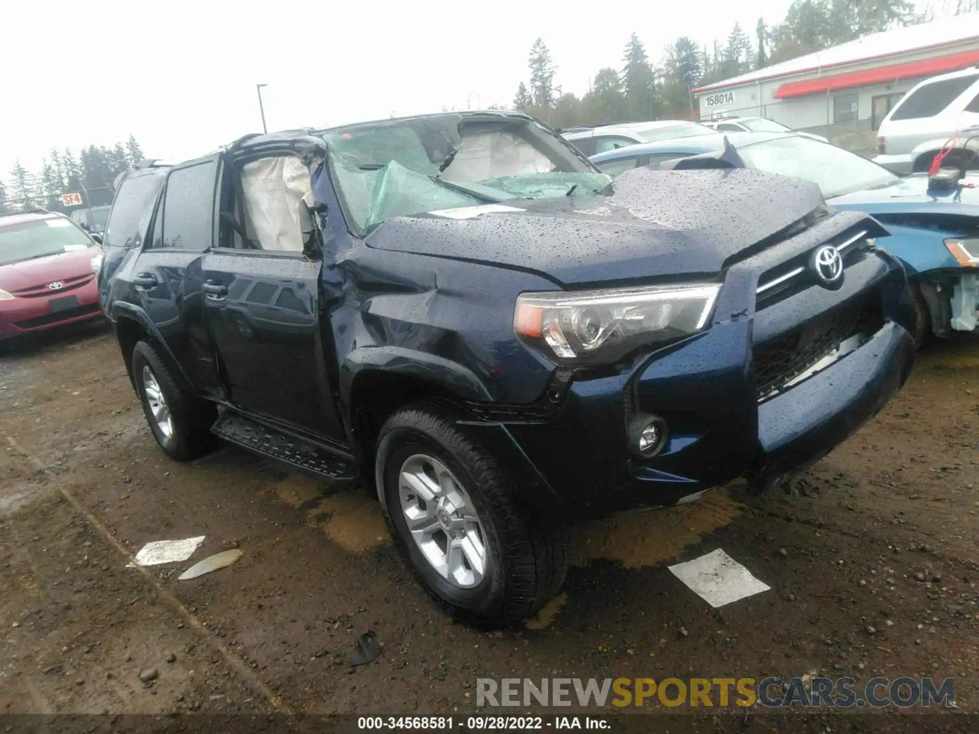 1 Photograph of a damaged car JTENU5JR0N6055620 TOYOTA 4RUNNER 2022