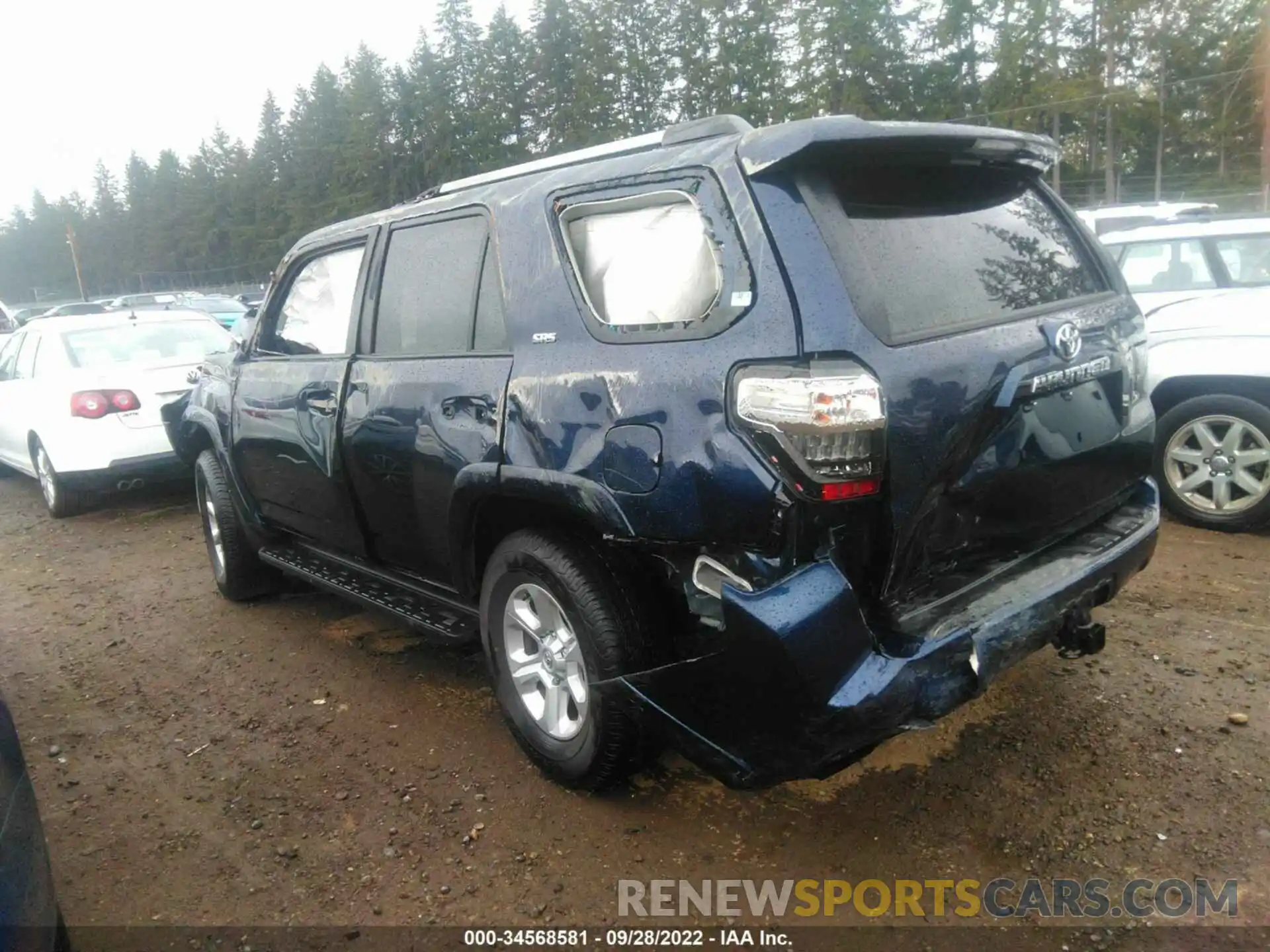 3 Photograph of a damaged car JTENU5JR0N6055620 TOYOTA 4RUNNER 2022