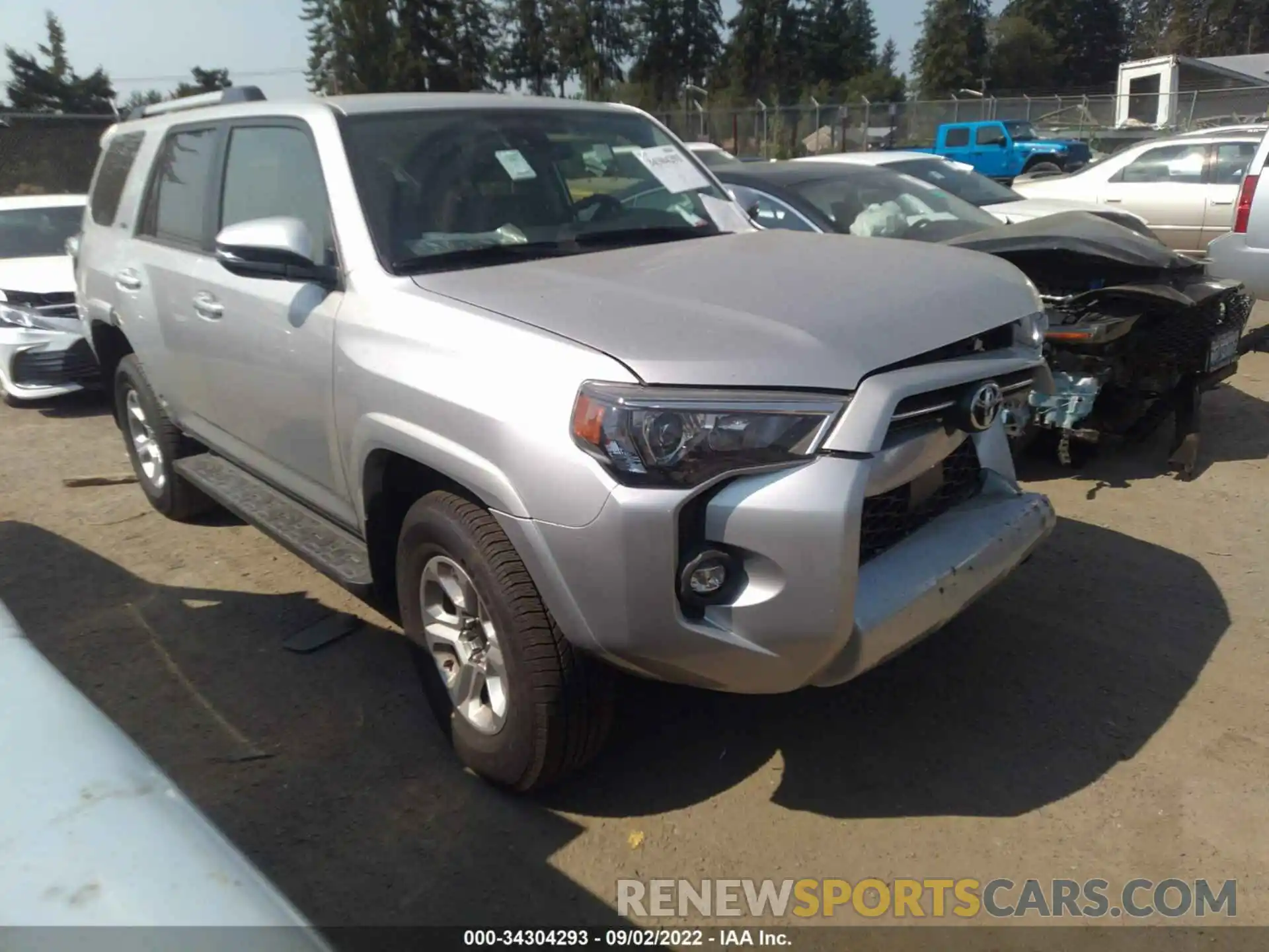 1 Photograph of a damaged car JTENU5JR1N5975651 TOYOTA 4RUNNER 2022