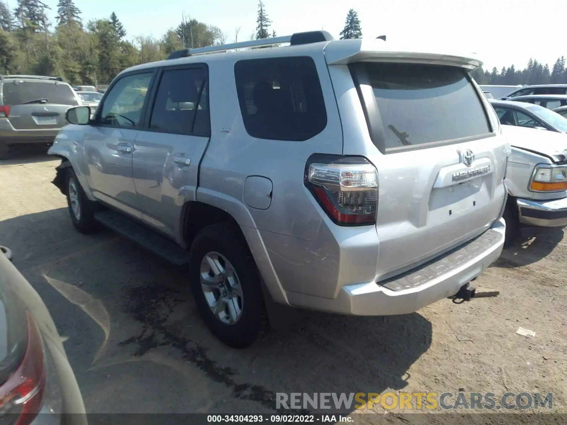 3 Photograph of a damaged car JTENU5JR1N5975651 TOYOTA 4RUNNER 2022