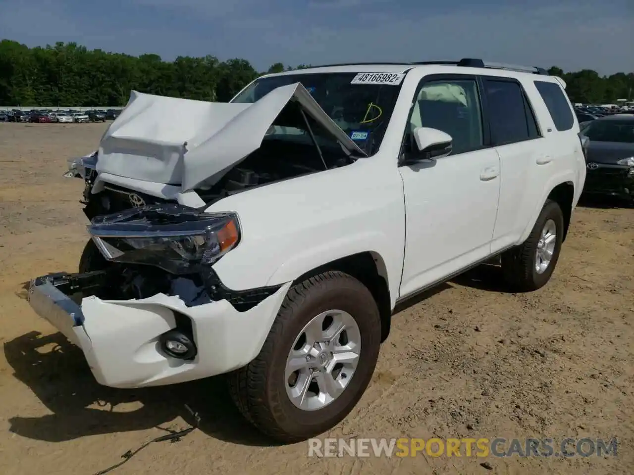 2 Photograph of a damaged car JTENU5JR1N6013098 TOYOTA 4RUNNER 2022