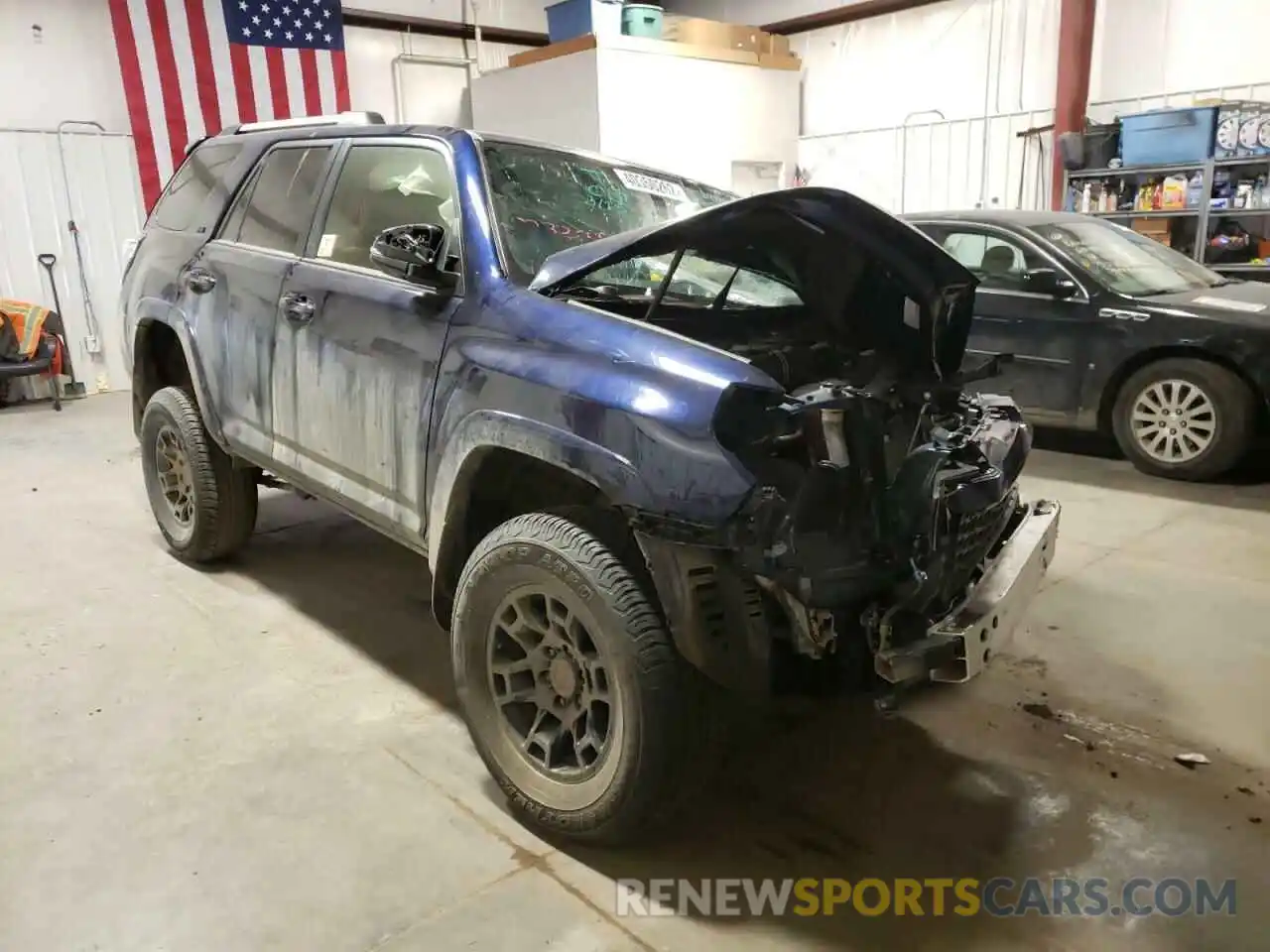 1 Photograph of a damaged car JTENU5JR2N5980213 TOYOTA 4RUNNER 2022