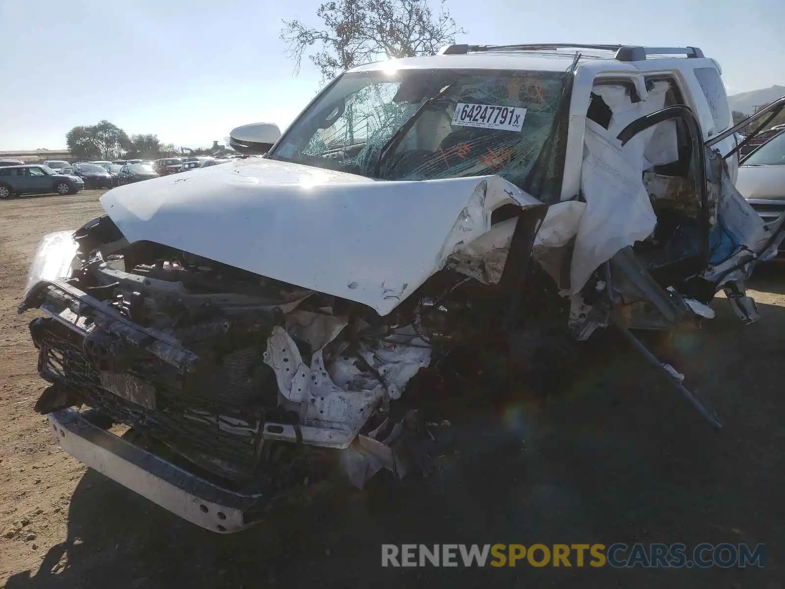 2 Photograph of a damaged car JTENU5JR3N5986974 TOYOTA 4RUNNER 2022