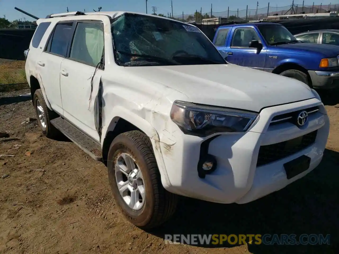 1 Photograph of a damaged car JTENU5JR3N6031408 TOYOTA 4RUNNER 2022