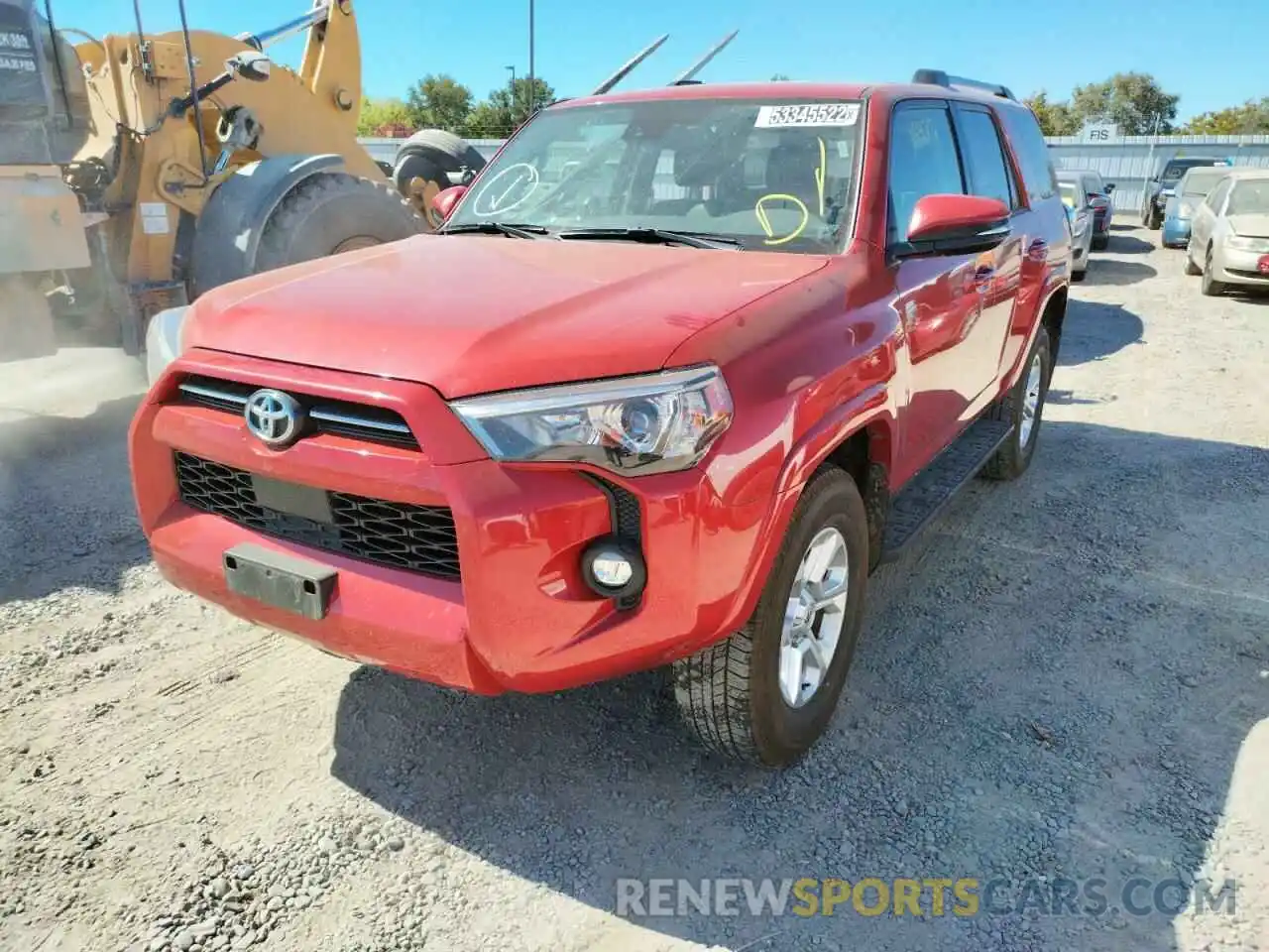 2 Photograph of a damaged car JTENU5JR4N5995747 TOYOTA 4RUNNER 2022