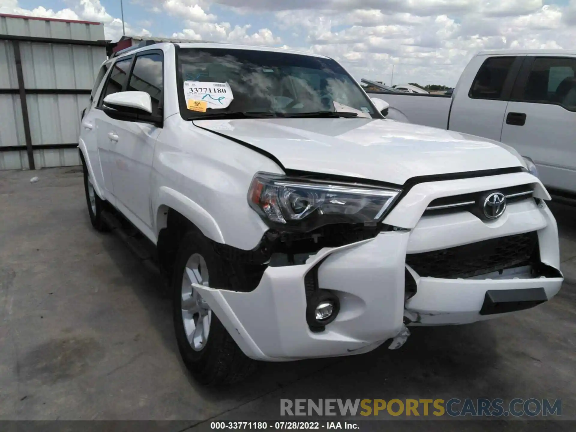 1 Photograph of a damaged car JTENU5JR4N6010454 TOYOTA 4RUNNER 2022