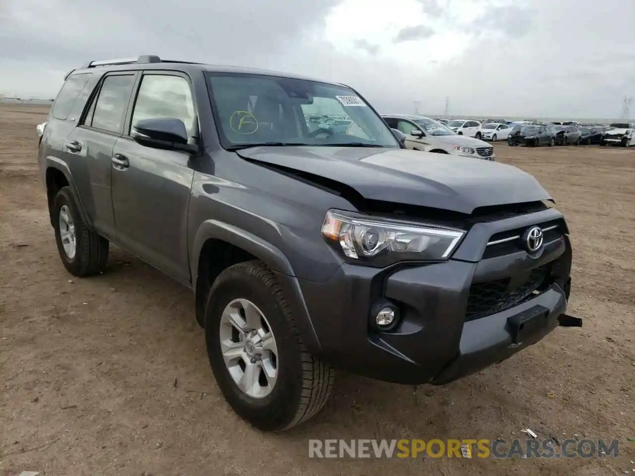 1 Photograph of a damaged car JTENU5JR5N5992212 TOYOTA 4RUNNER 2022