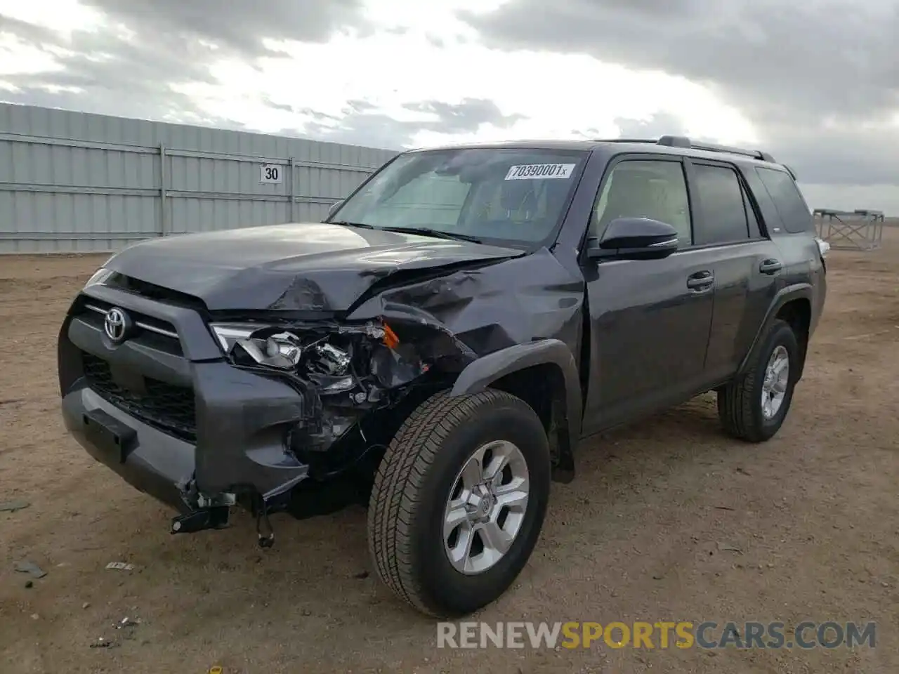 2 Photograph of a damaged car JTENU5JR5N5992212 TOYOTA 4RUNNER 2022