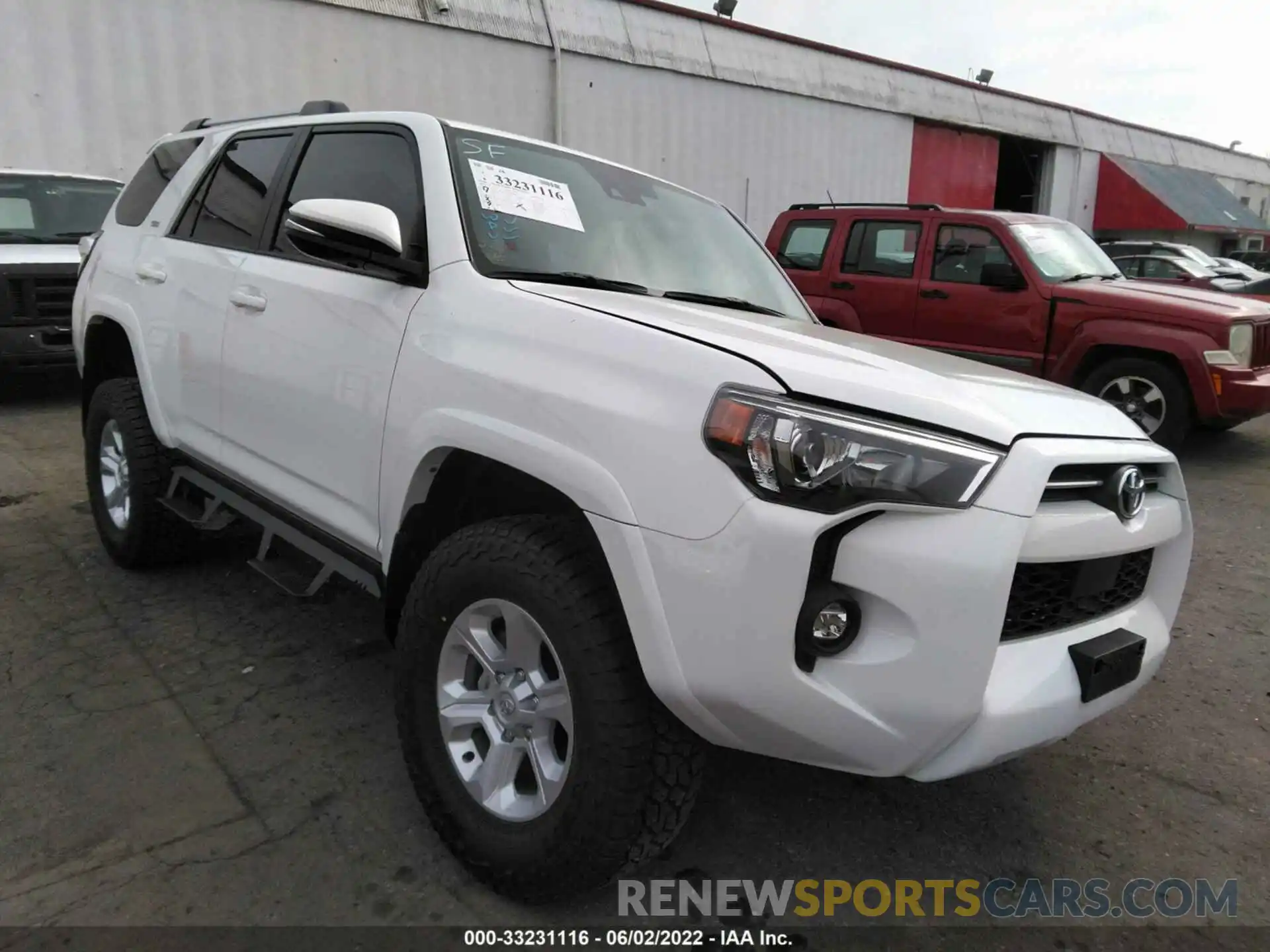 1 Фотография поврежденного автомобиля JTENU5JR5N5996664 TOYOTA 4RUNNER 2022