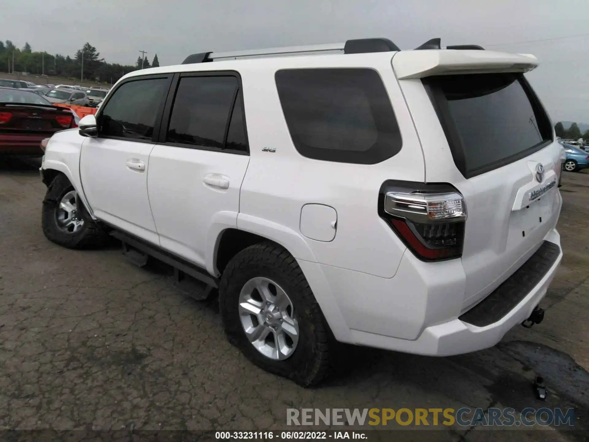 3 Фотография поврежденного автомобиля JTENU5JR5N5996664 TOYOTA 4RUNNER 2022