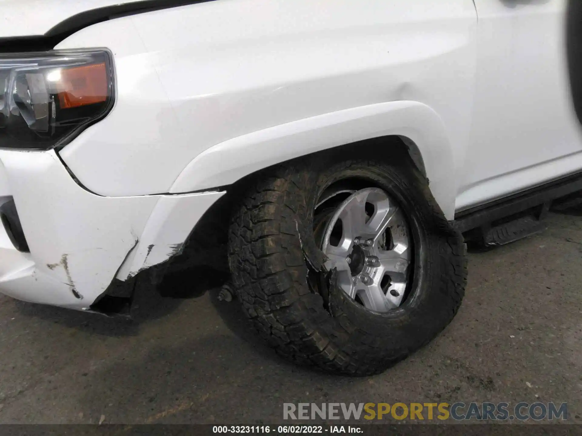 6 Фотография поврежденного автомобиля JTENU5JR5N5996664 TOYOTA 4RUNNER 2022