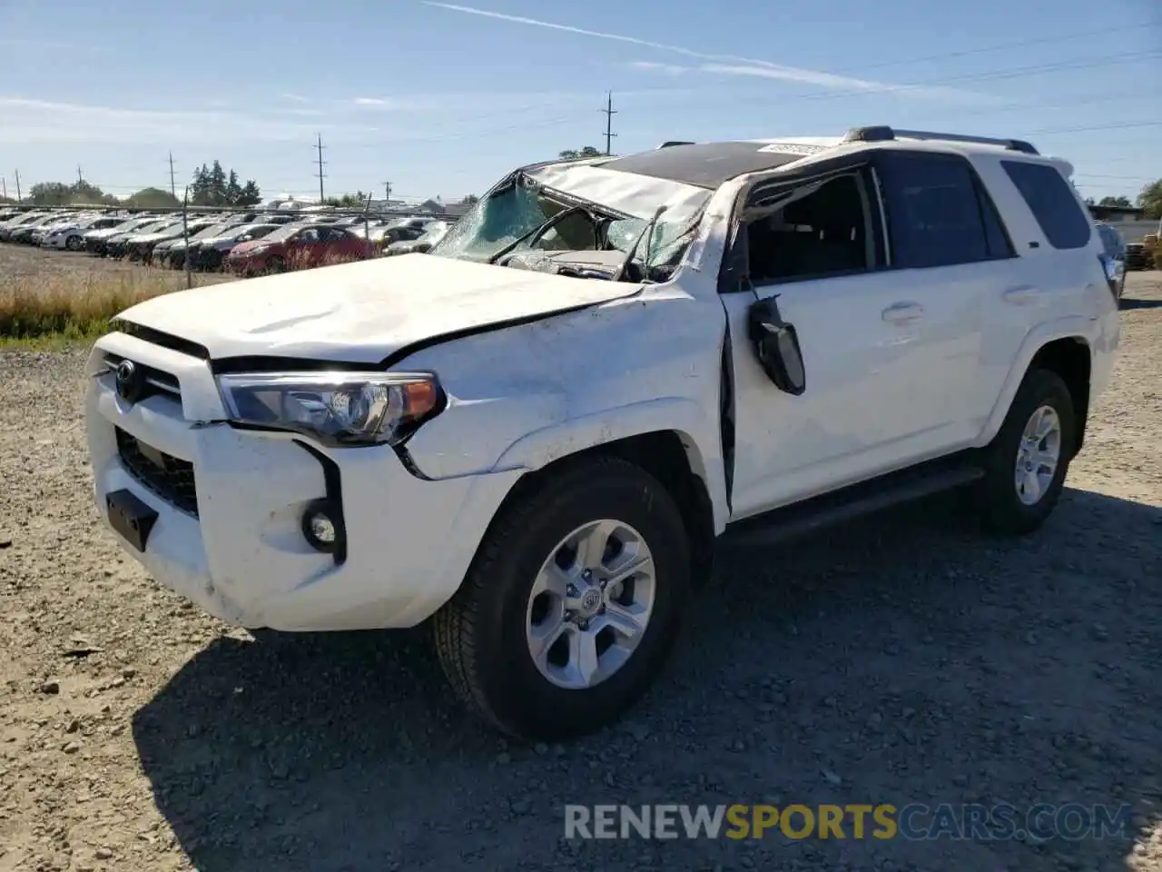 2 Photograph of a damaged car JTENU5JR6N5985947 TOYOTA 4RUNNER 2022