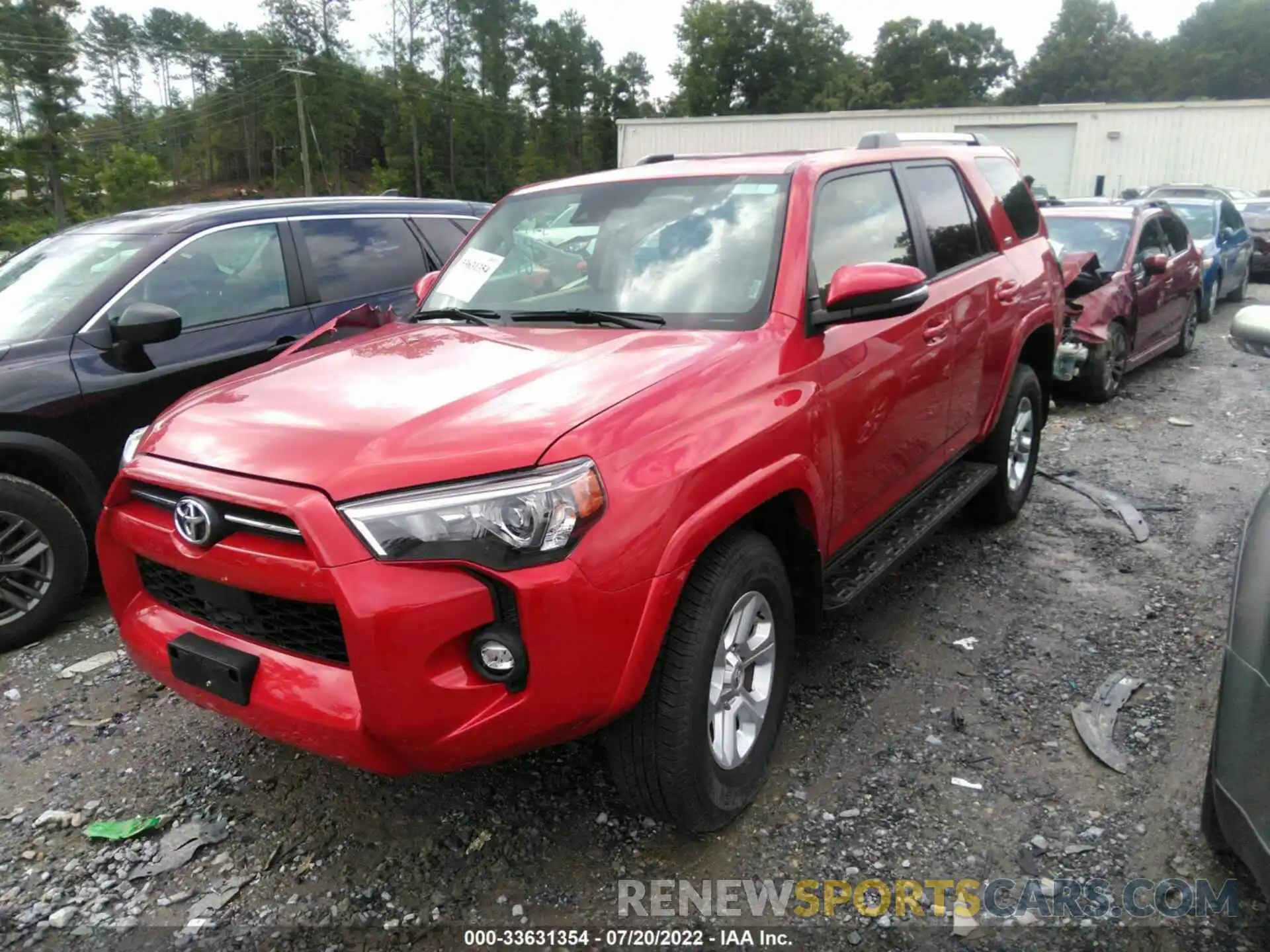 2 Photograph of a damaged car JTENU5JR6N6020726 TOYOTA 4RUNNER 2022