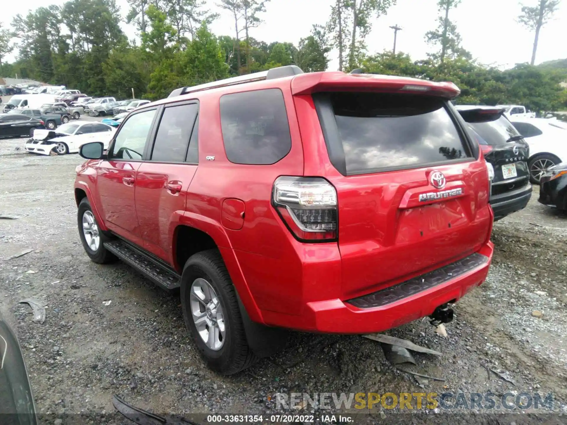 3 Photograph of a damaged car JTENU5JR6N6020726 TOYOTA 4RUNNER 2022