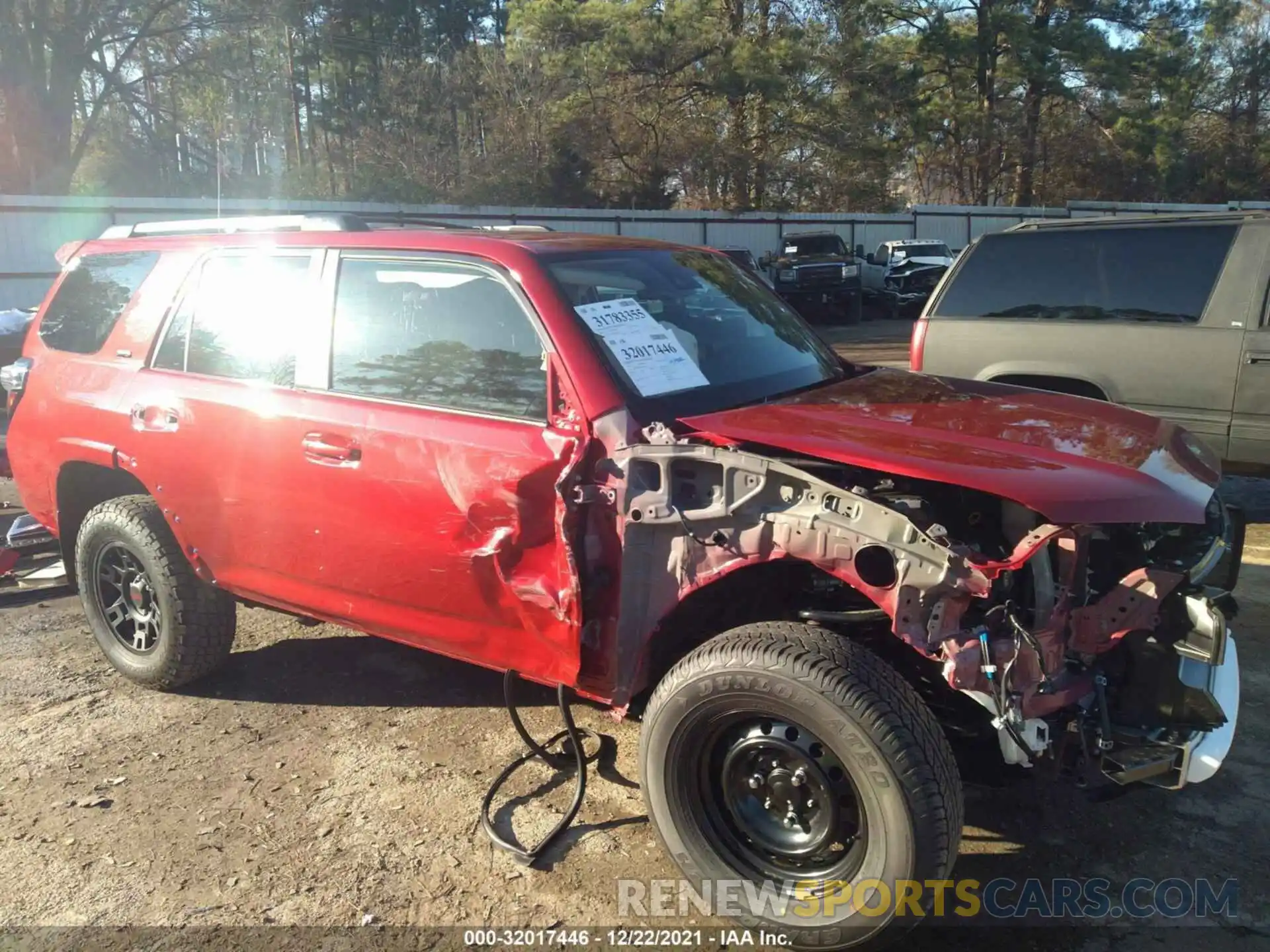 1 Photograph of a damaged car JTENU5JR7N5987366 TOYOTA 4RUNNER 2022