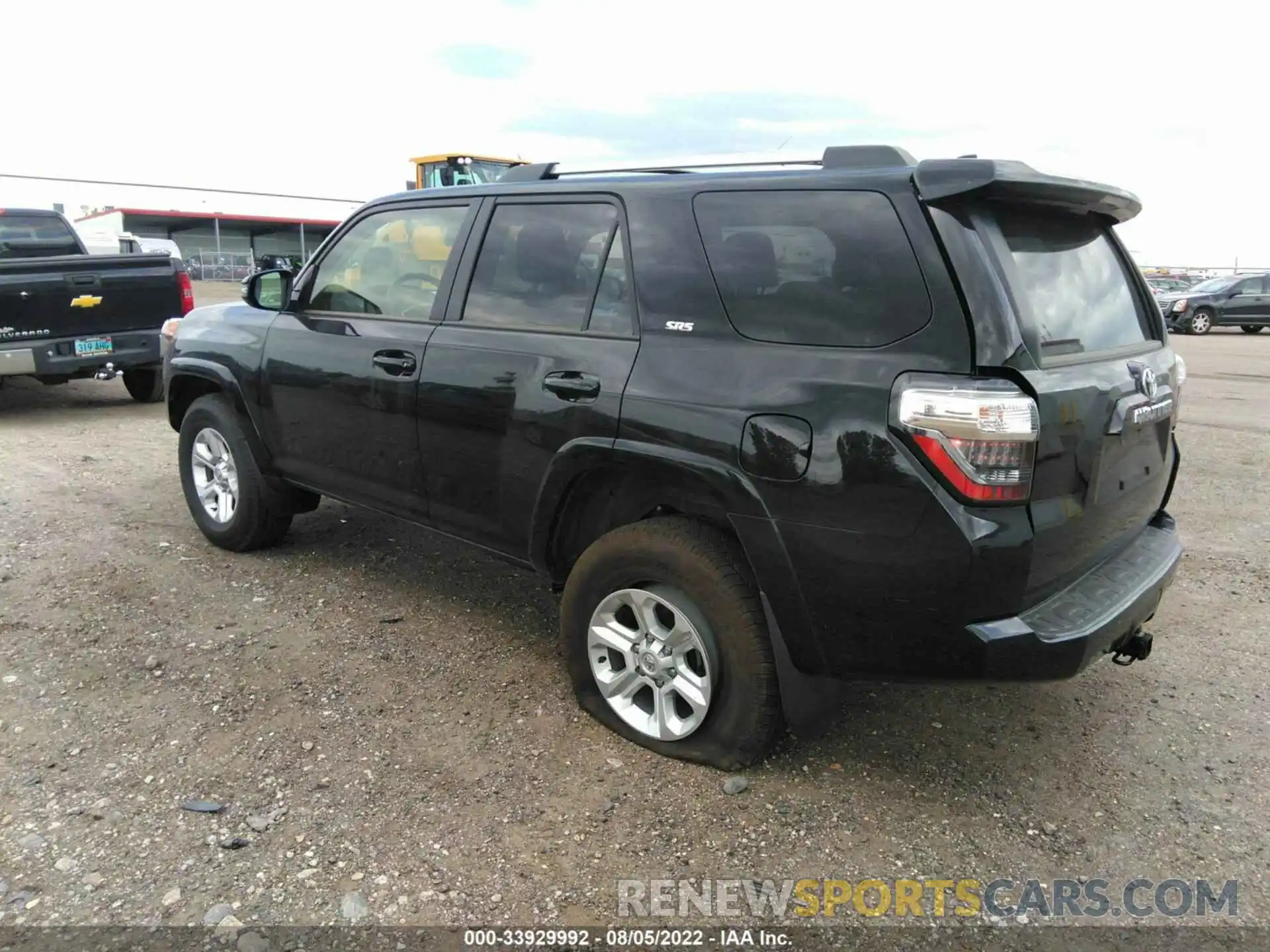 3 Фотография поврежденного автомобиля JTENU5JR8N5974576 TOYOTA 4RUNNER 2022