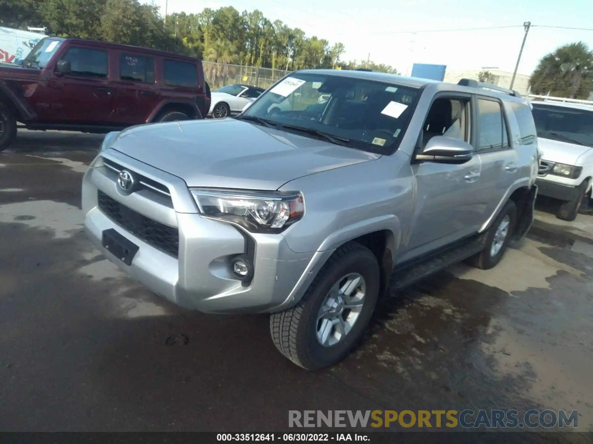 2 Фотография поврежденного автомобиля JTENU5JR8N5976120 TOYOTA 4RUNNER 2022