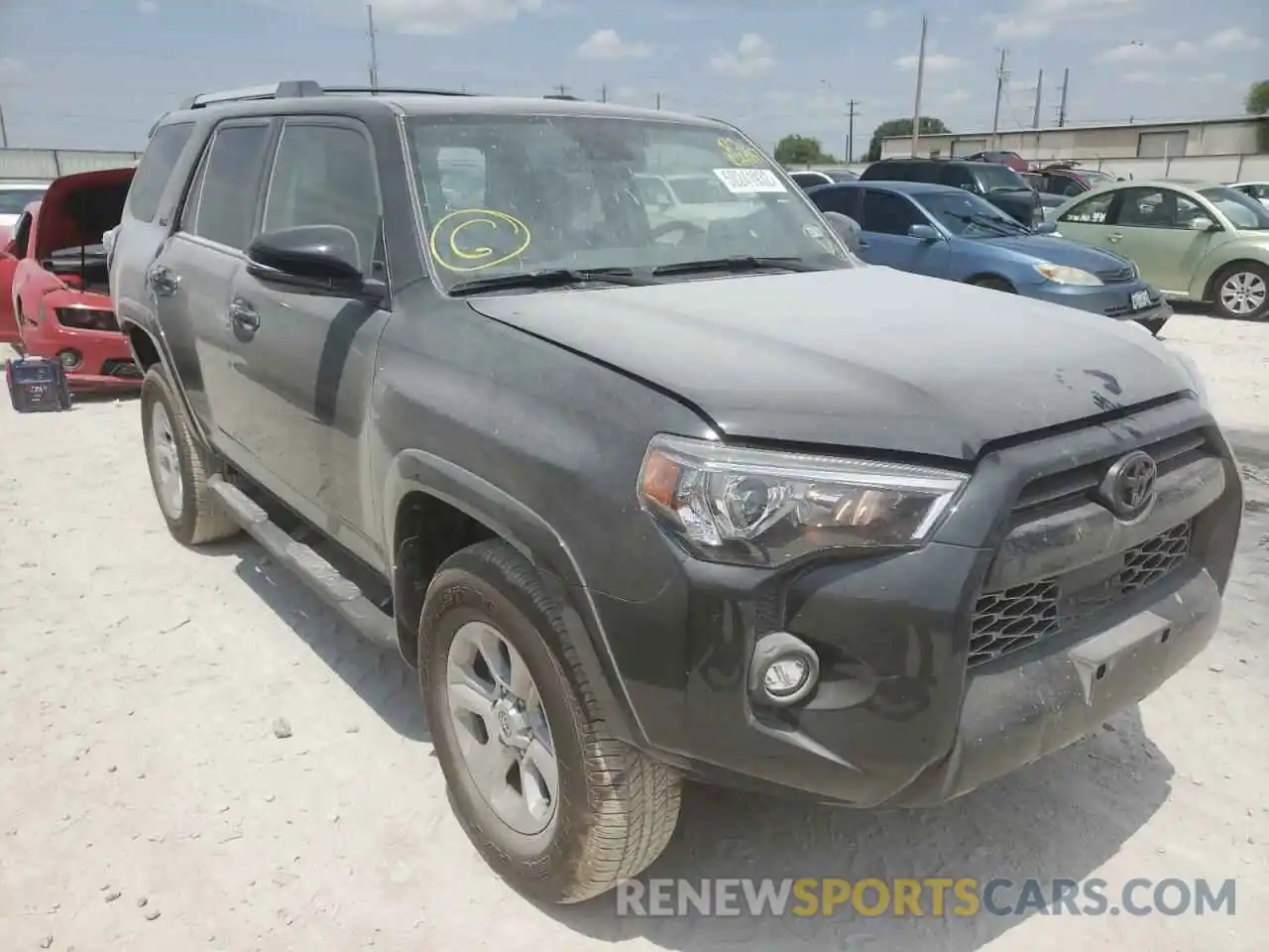 1 Photograph of a damaged car JTENU5JR8N6025037 TOYOTA 4RUNNER 2022