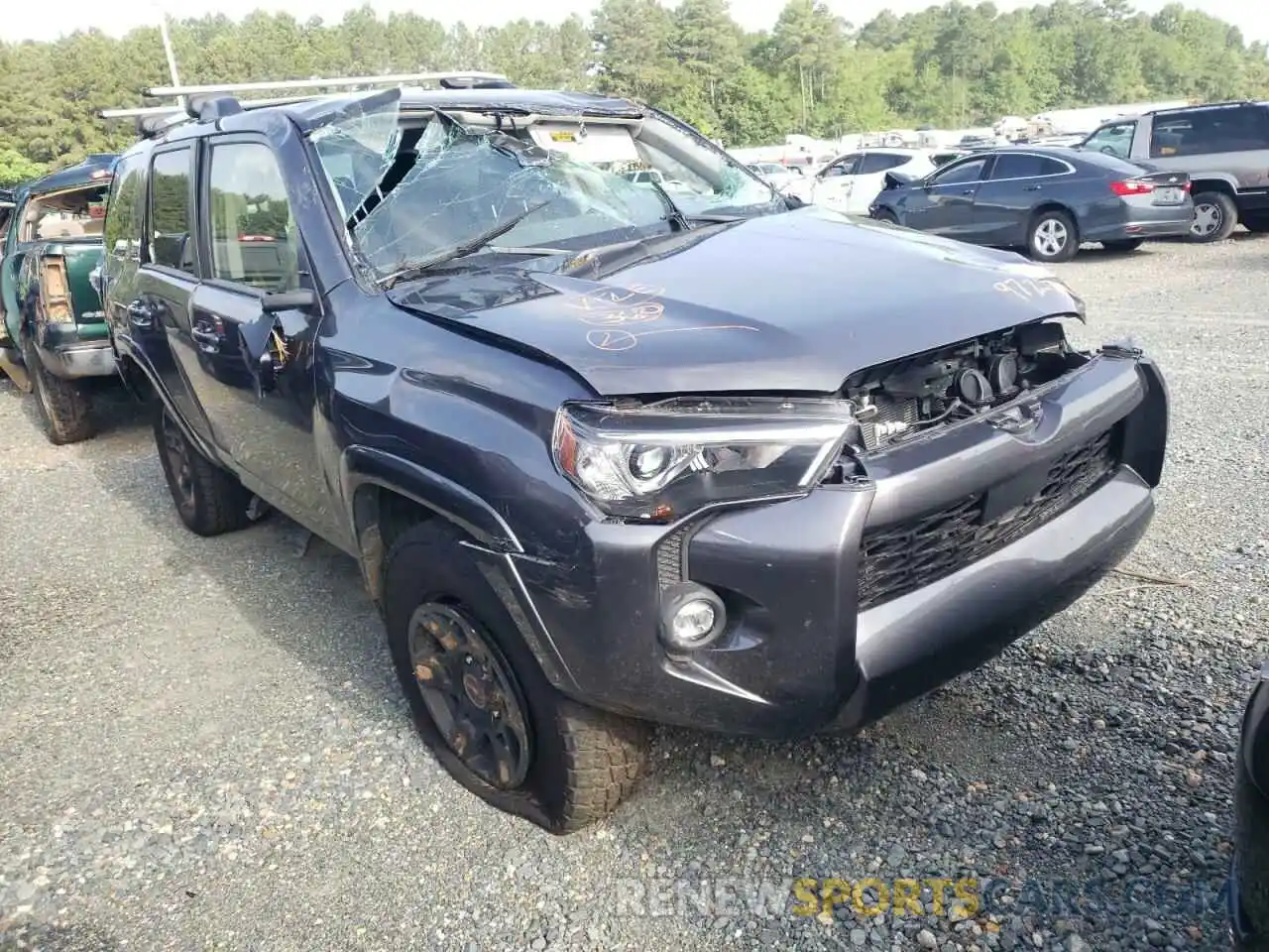 1 Photograph of a damaged car JTENU5JR9N5972786 TOYOTA 4RUNNER 2022