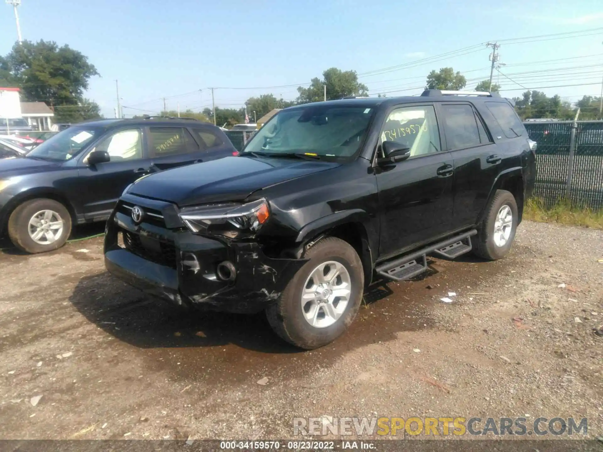 2 Фотография поврежденного автомобиля JTENU5JR9N5994304 TOYOTA 4RUNNER 2022