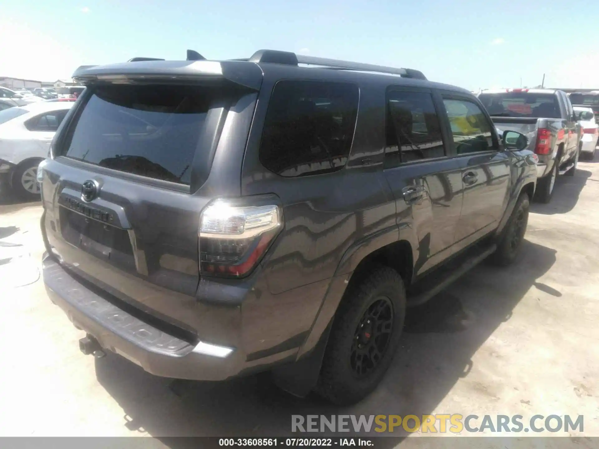 4 Фотография поврежденного автомобиля JTENU5JRXN5981920 TOYOTA 4RUNNER 2022