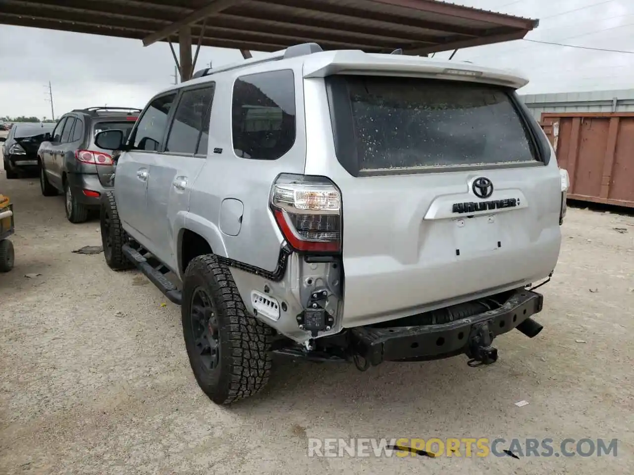 3 Photograph of a damaged car JTENU5JRXN6004657 TOYOTA 4RUNNER 2022