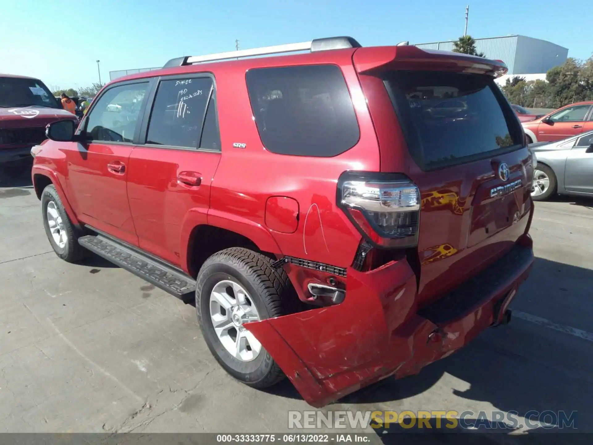 3 Photograph of a damaged car JTENU5JRXN6008319 TOYOTA 4RUNNER 2022