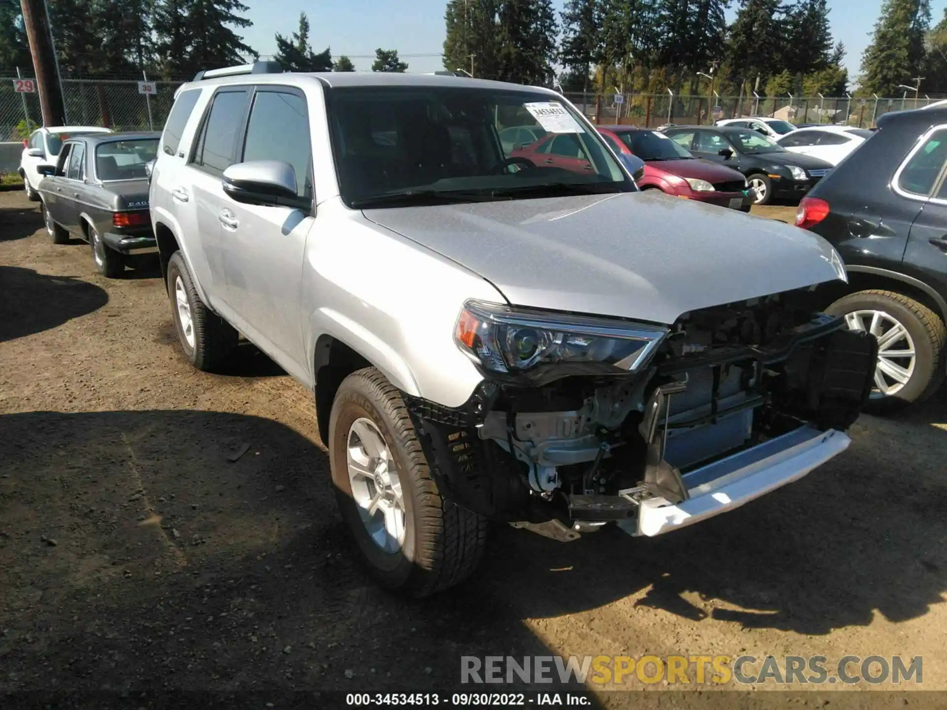 1 Photograph of a damaged car JTENU5JRXN6081268 TOYOTA 4RUNNER 2022