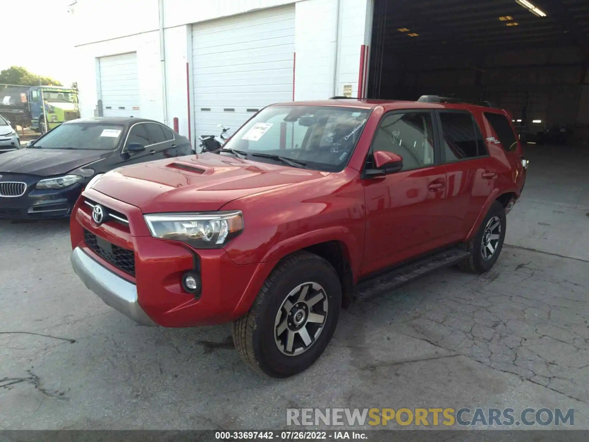 2 Photograph of a damaged car JTEPU5JR1N6023493 TOYOTA 4RUNNER 2022