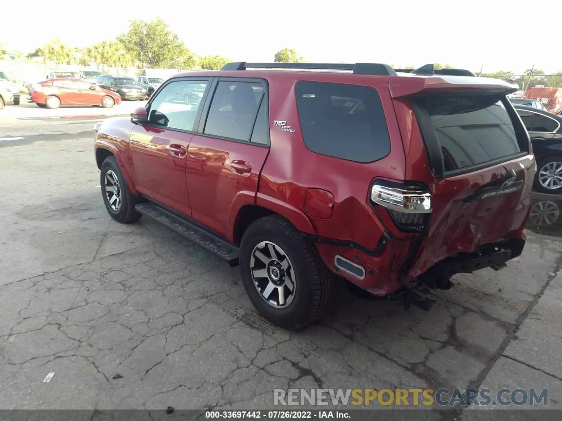 3 Photograph of a damaged car JTEPU5JR1N6023493 TOYOTA 4RUNNER 2022