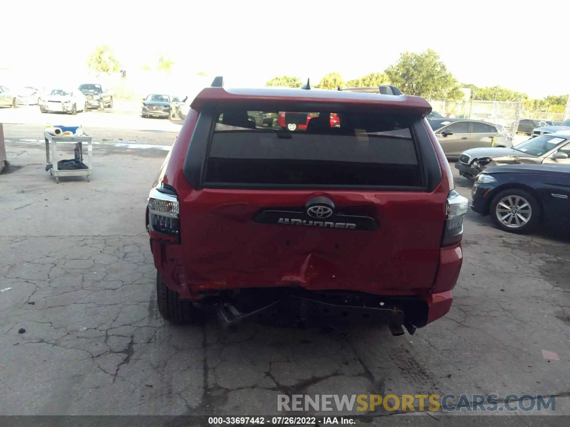 6 Photograph of a damaged car JTEPU5JR1N6023493 TOYOTA 4RUNNER 2022