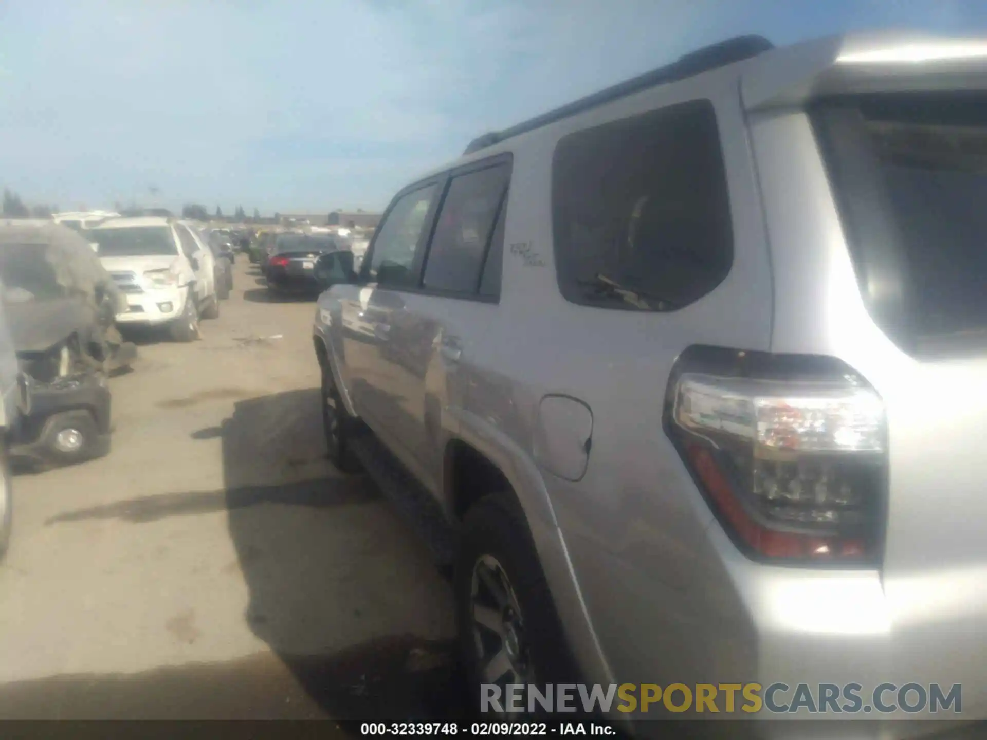 3 Photograph of a damaged car JTEPU5JR2N5974095 TOYOTA 4RUNNER 2022