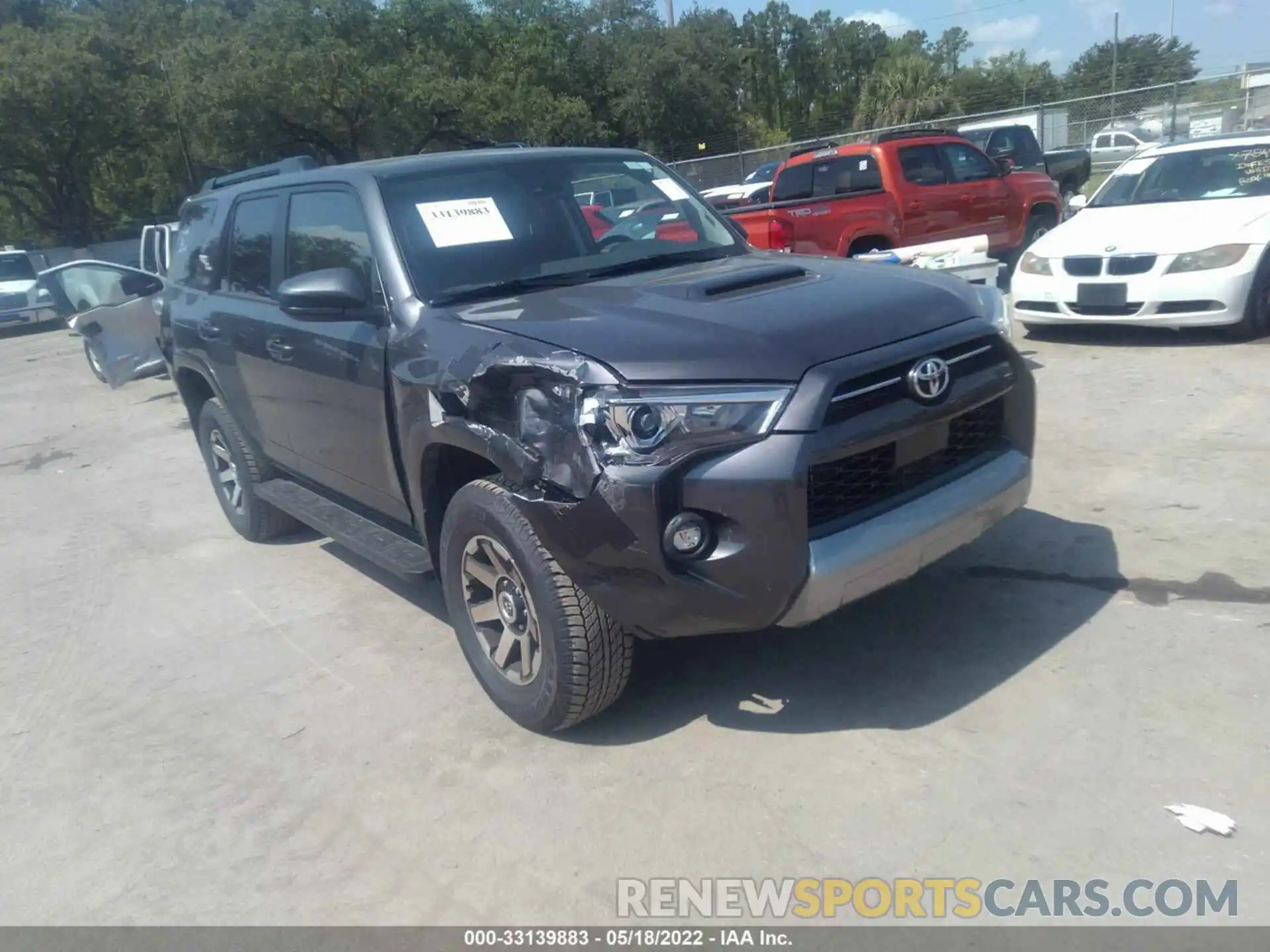 1 Photograph of a damaged car JTEPU5JR5N6023139 TOYOTA 4RUNNER 2022