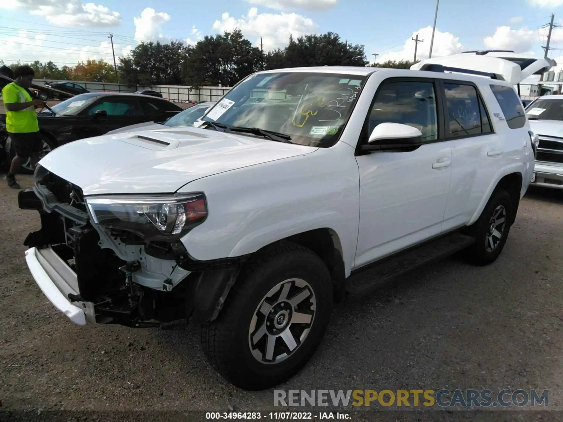 2 Photograph of a damaged car JTEPU5JR5N6051099 TOYOTA 4RUNNER 2022