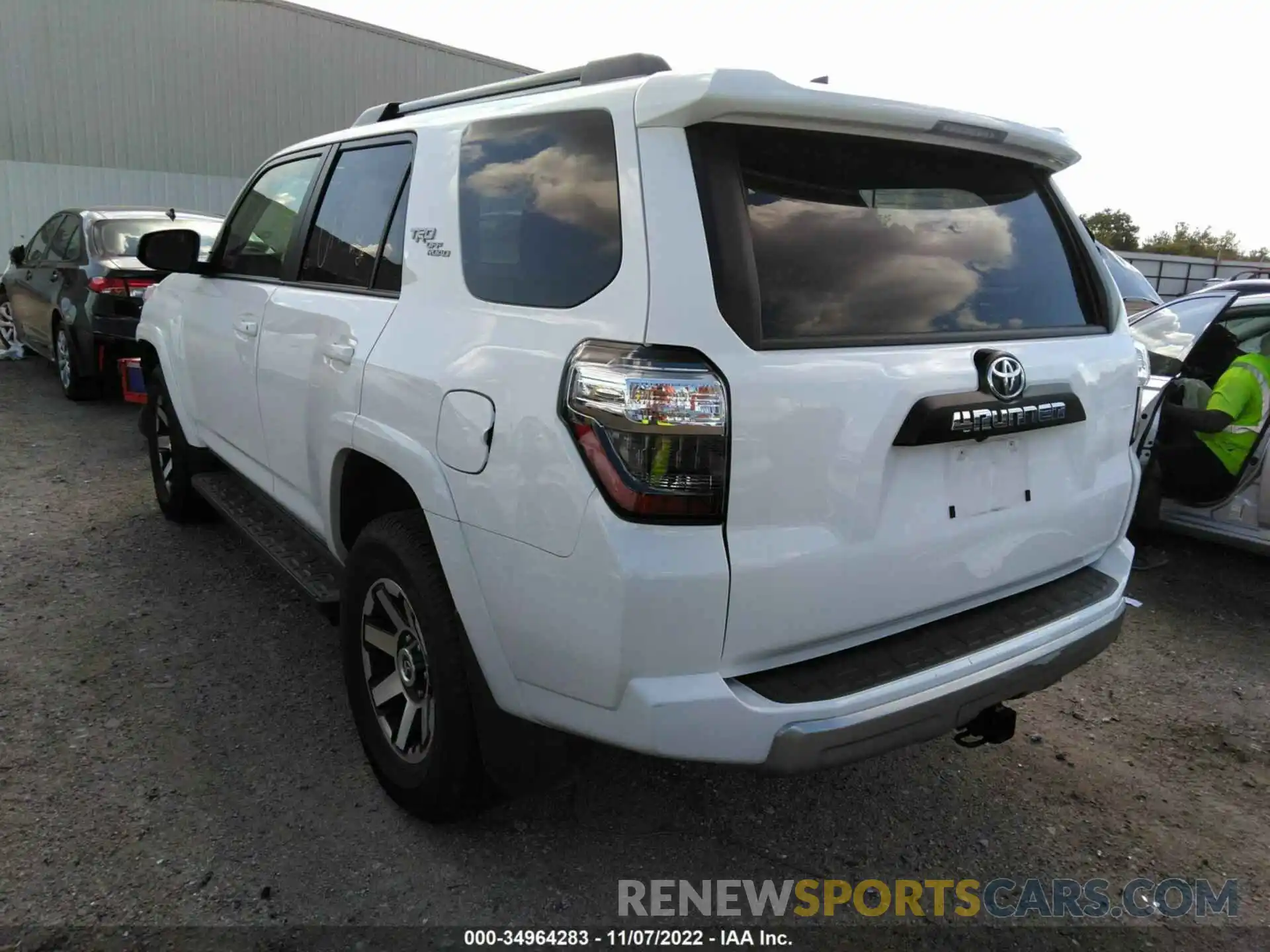 3 Photograph of a damaged car JTEPU5JR5N6051099 TOYOTA 4RUNNER 2022