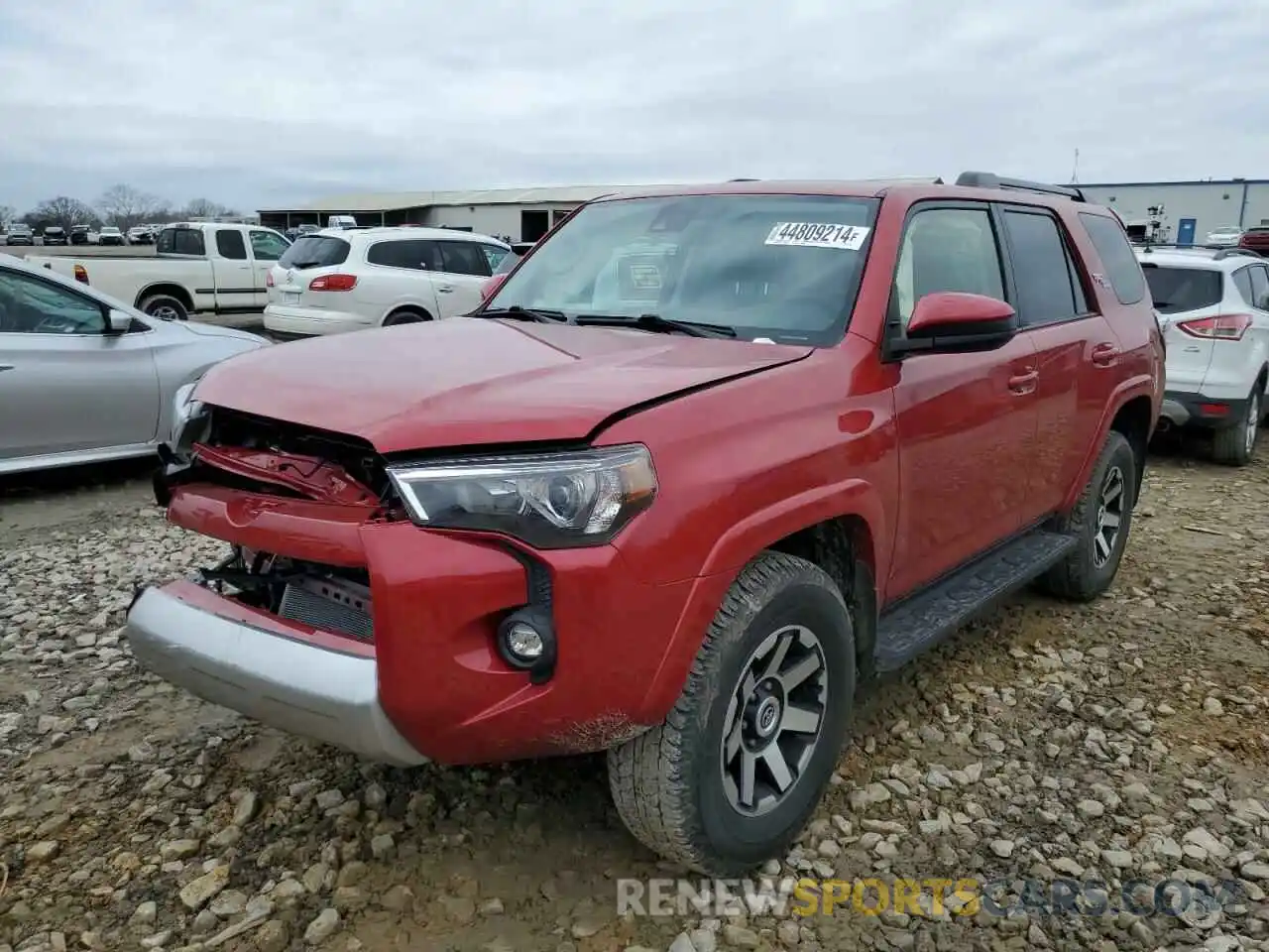 1 Photograph of a damaged car JTEPU5JR5N6063902 TOYOTA 4RUNNER 2022