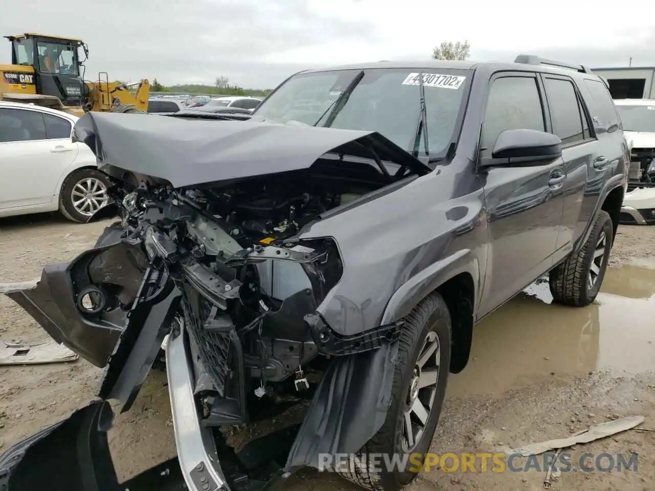 2 Photograph of a damaged car JTEPU5JR7N6032036 TOYOTA 4RUNNER 2022