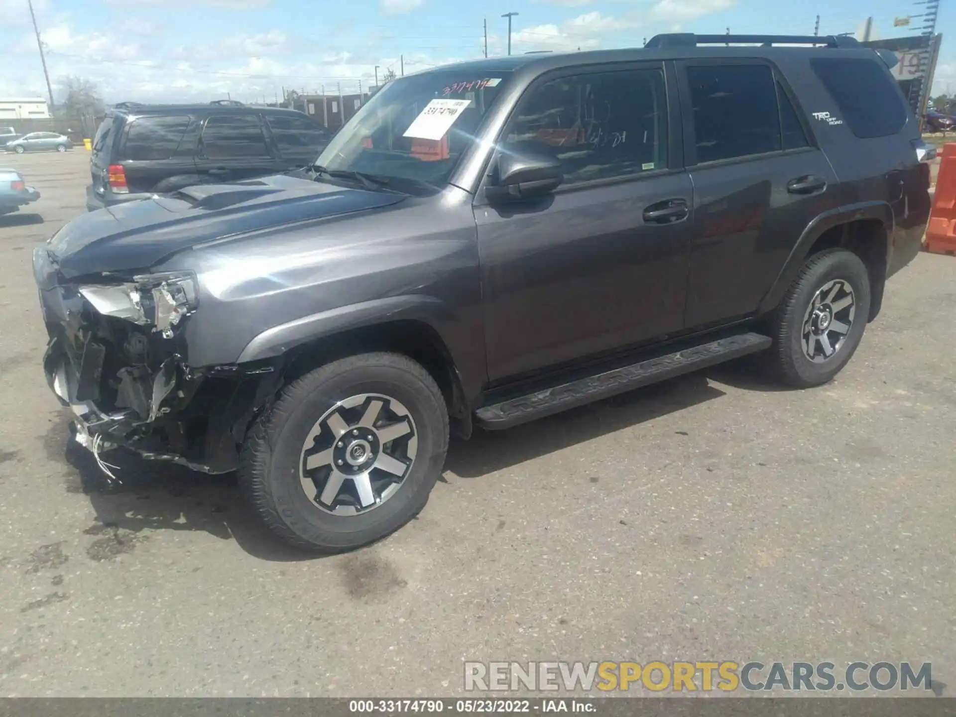 2 Photograph of a damaged car JTEPU5JR9N5995171 TOYOTA 4RUNNER 2022