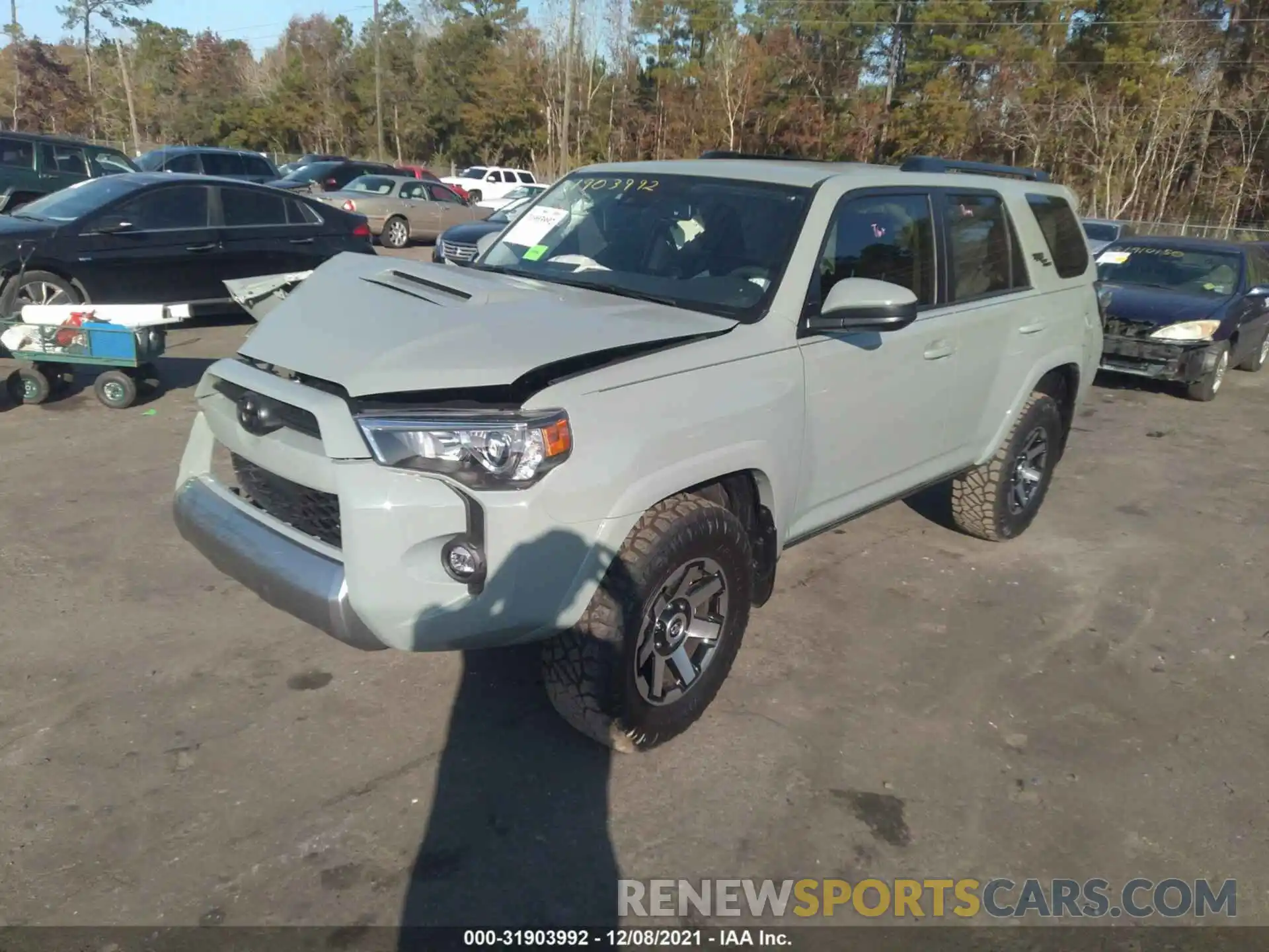 2 Photograph of a damaged car JTEPU5JRXN5978878 TOYOTA 4RUNNER 2022