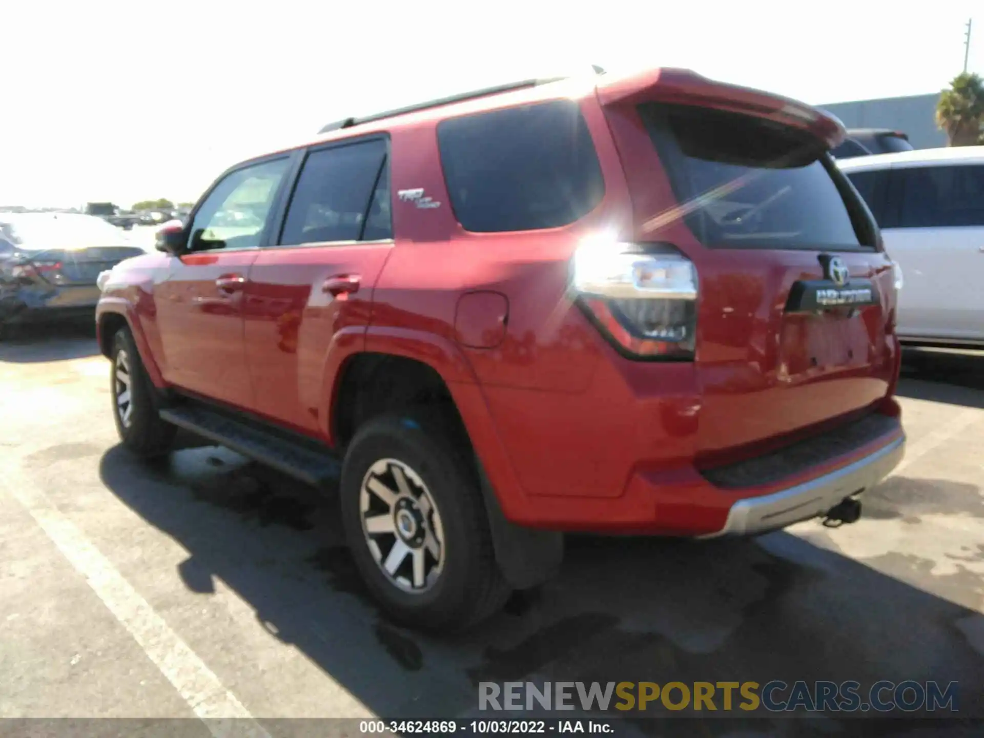 3 Photograph of a damaged car JTEPU5JRXN6007681 TOYOTA 4RUNNER 2022