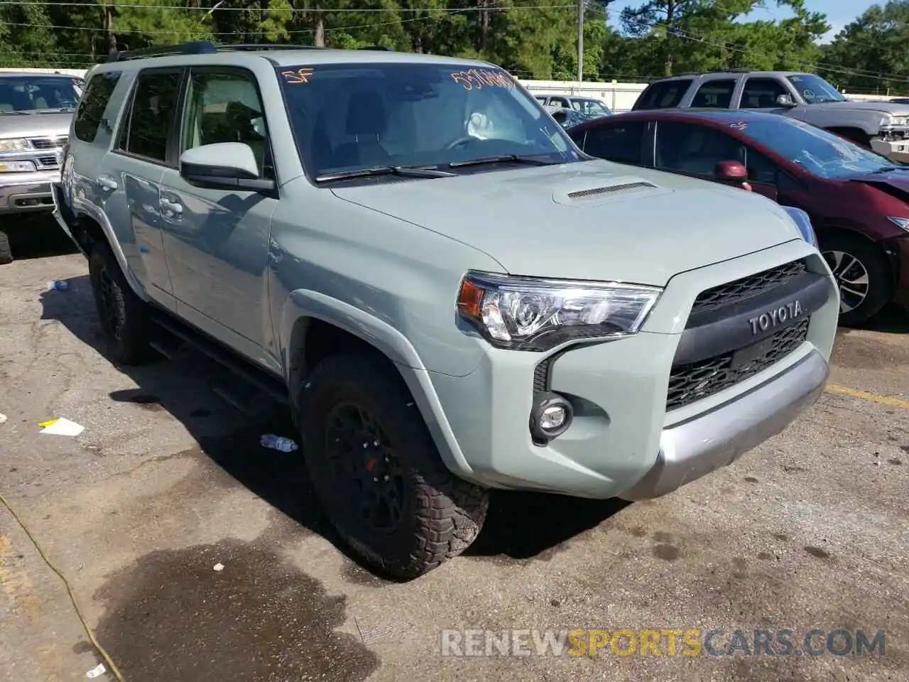 1 Photograph of a damaged car JTEPU5JRXN6029566 TOYOTA 4RUNNER 2022