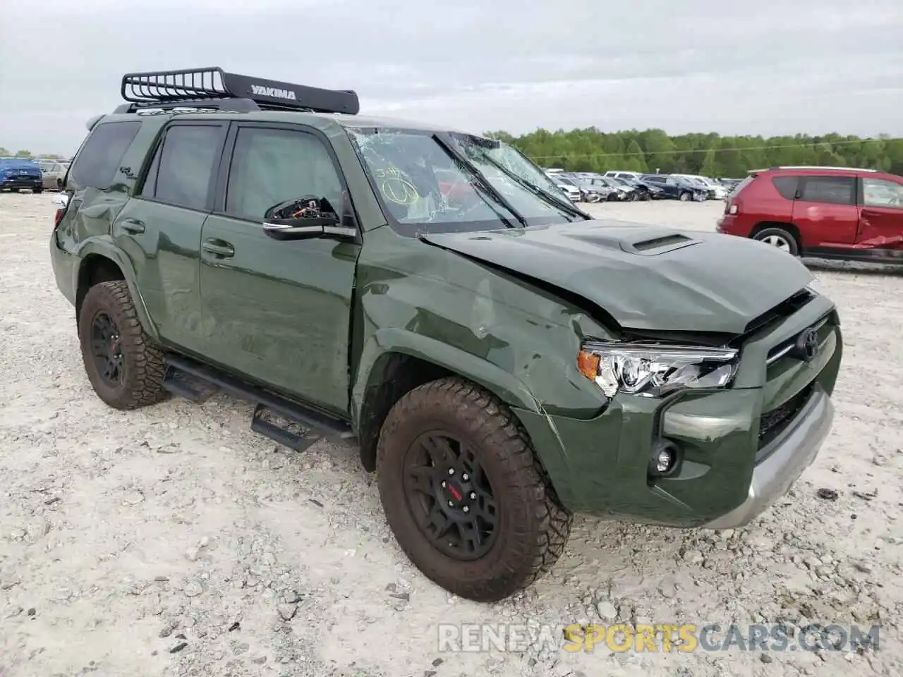 1 Photograph of a damaged car JTERU5JR0N5973147 TOYOTA 4RUNNER 2022