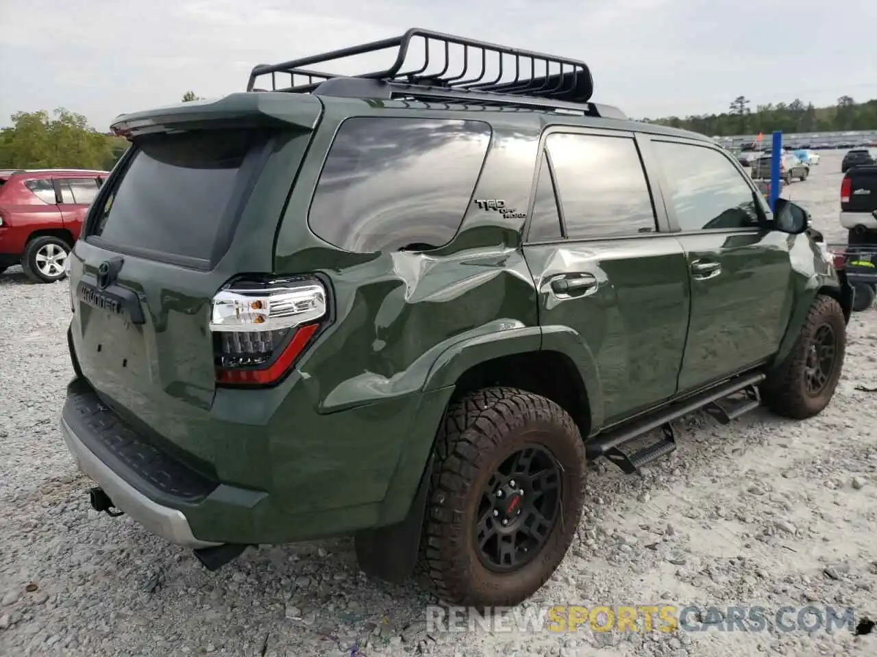 4 Фотография поврежденного автомобиля JTERU5JR0N5973147 TOYOTA 4RUNNER 2022