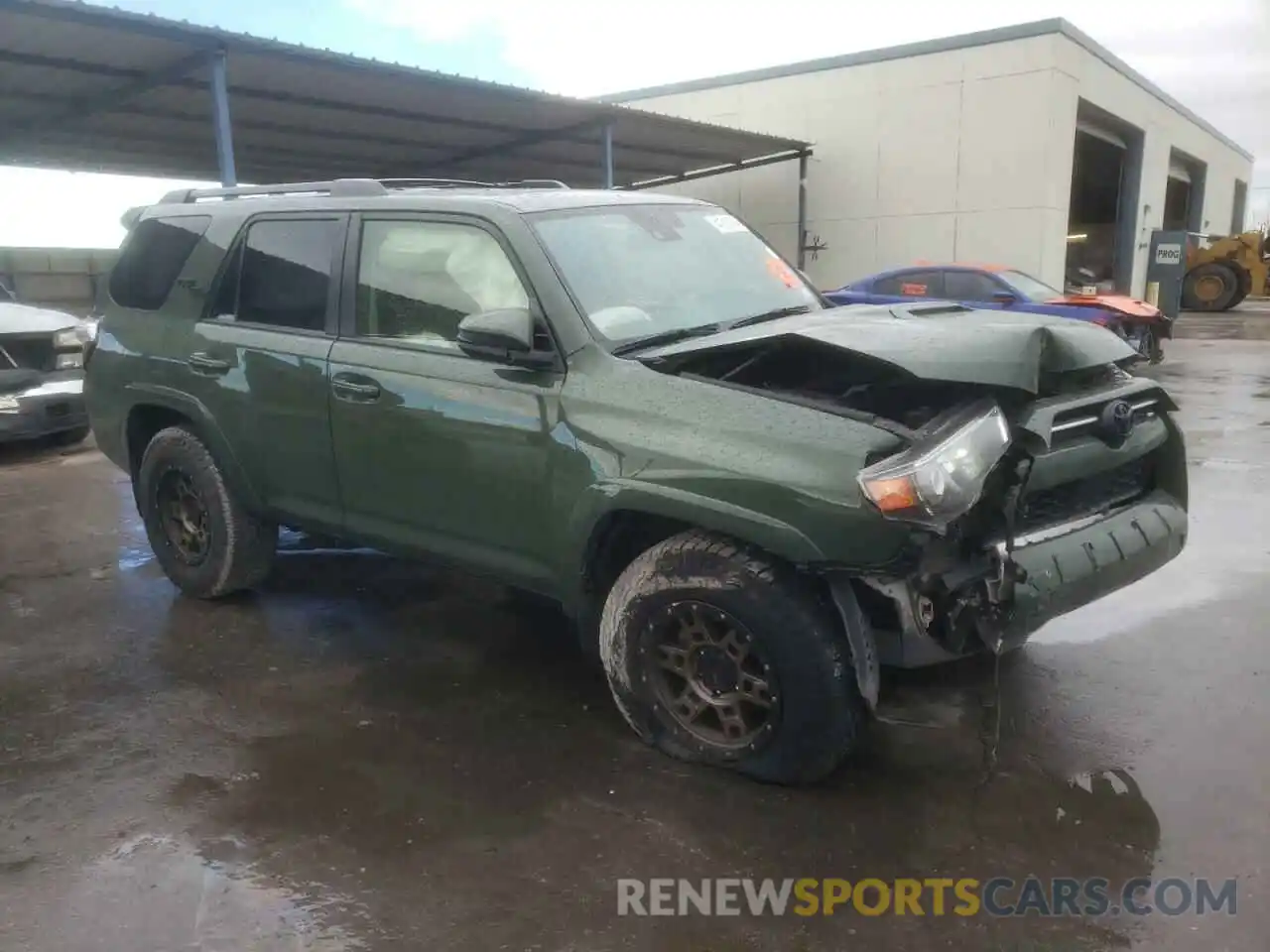 4 Фотография поврежденного автомобиля JTERU5JR0N5994581 TOYOTA 4RUNNER 2022