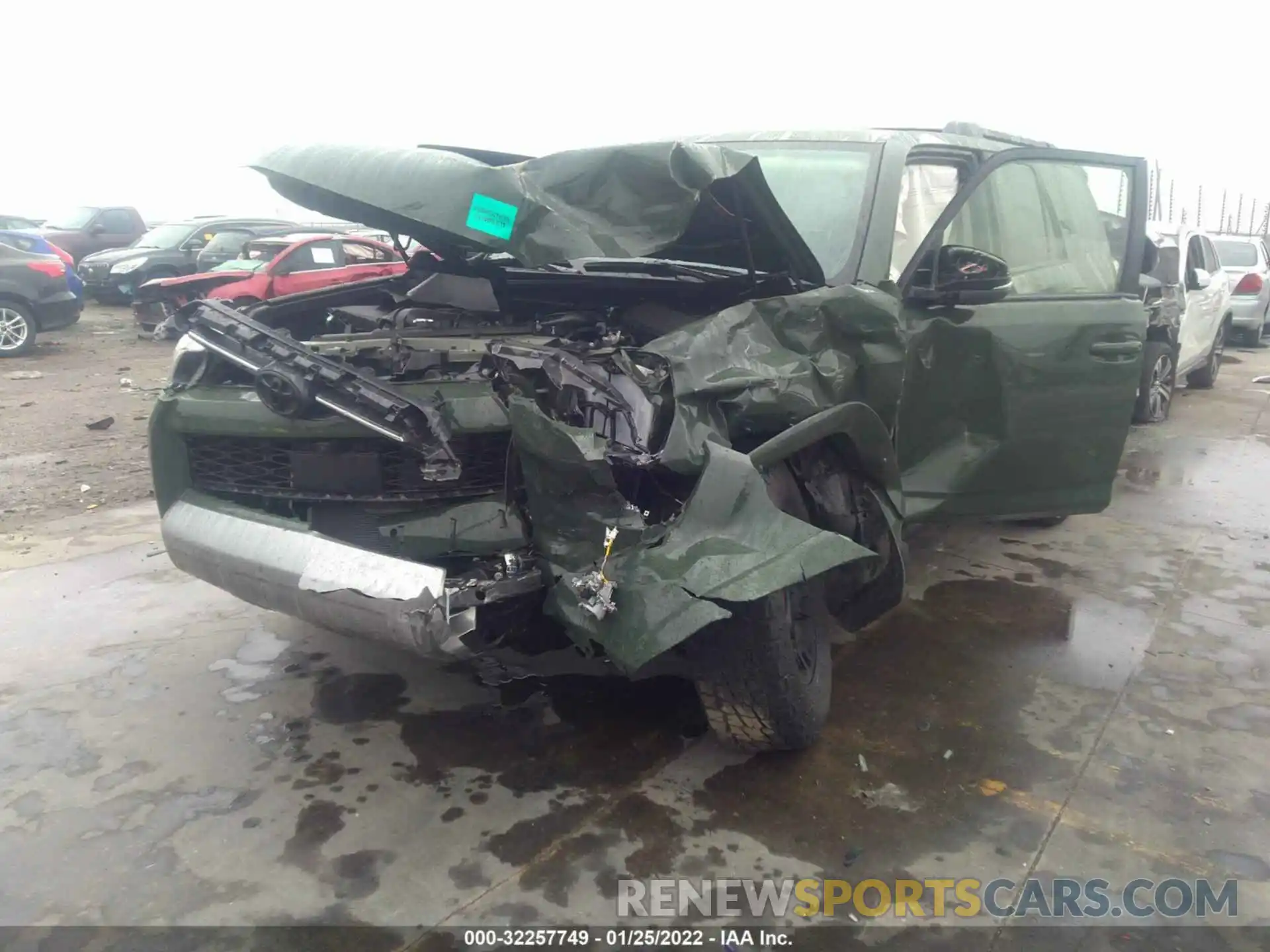 2 Photograph of a damaged car JTERU5JR1N6010316 TOYOTA 4RUNNER 2022